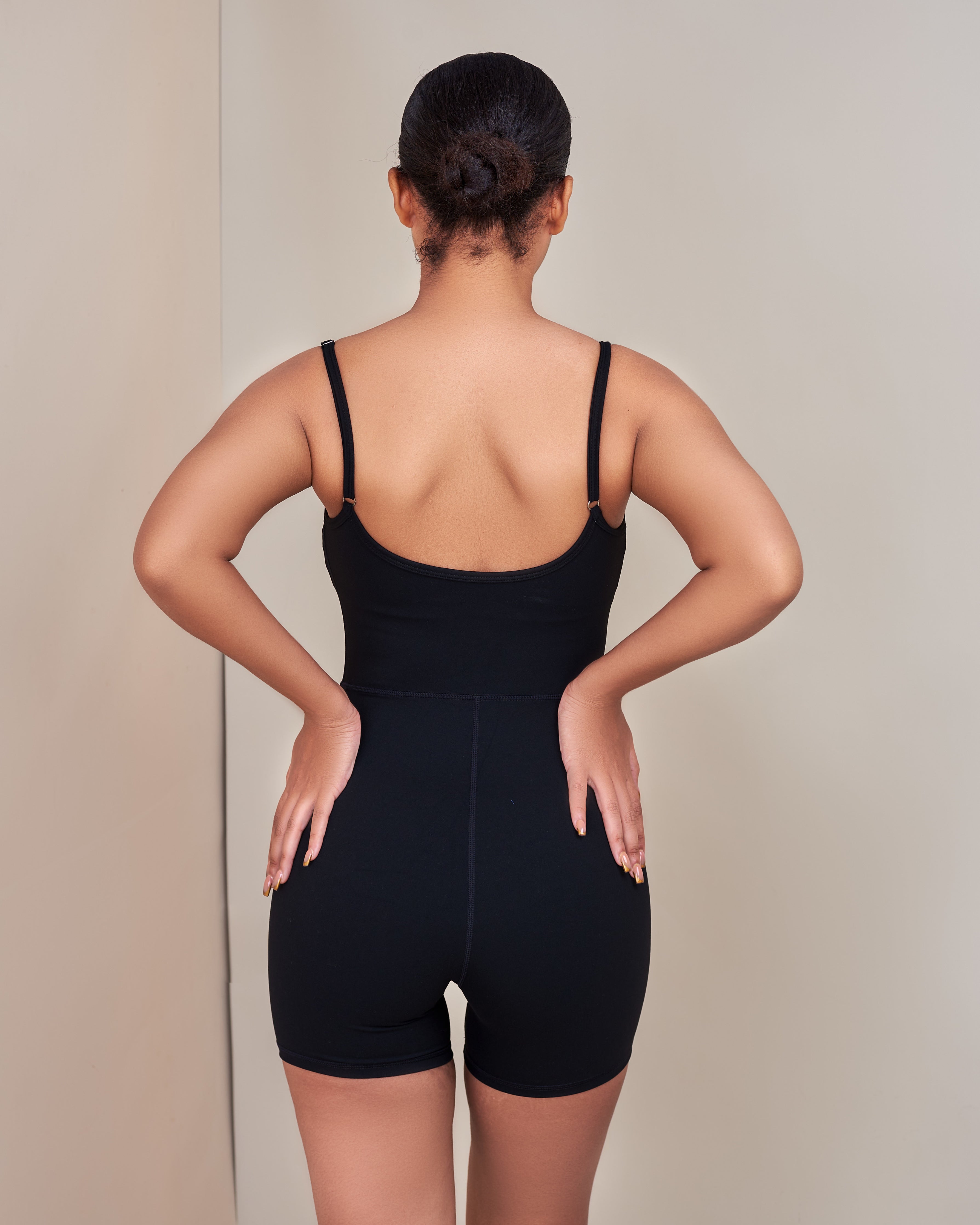 Leslie Bustier Detailed Romper