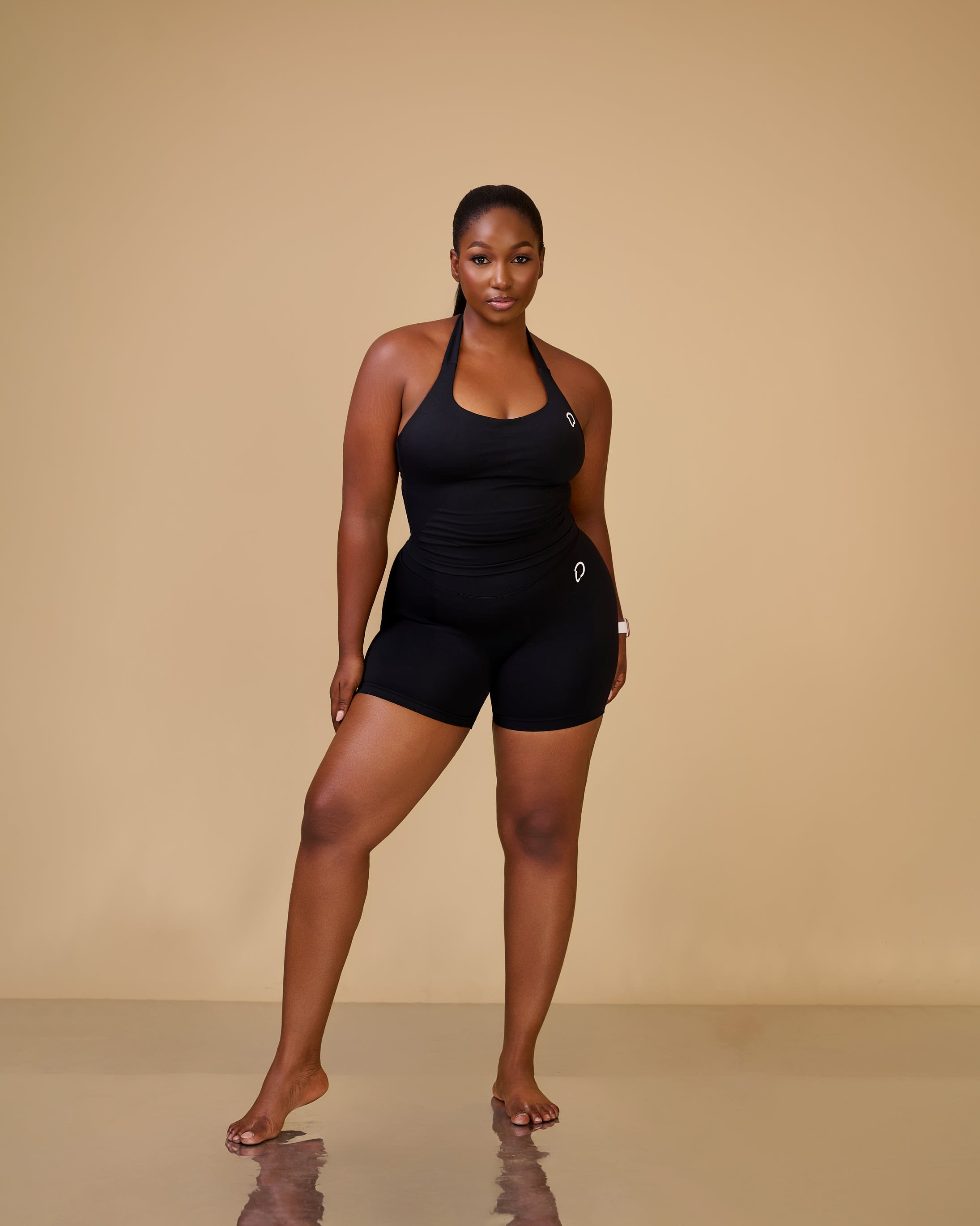 Naya Sculpt Halter Shorts Set