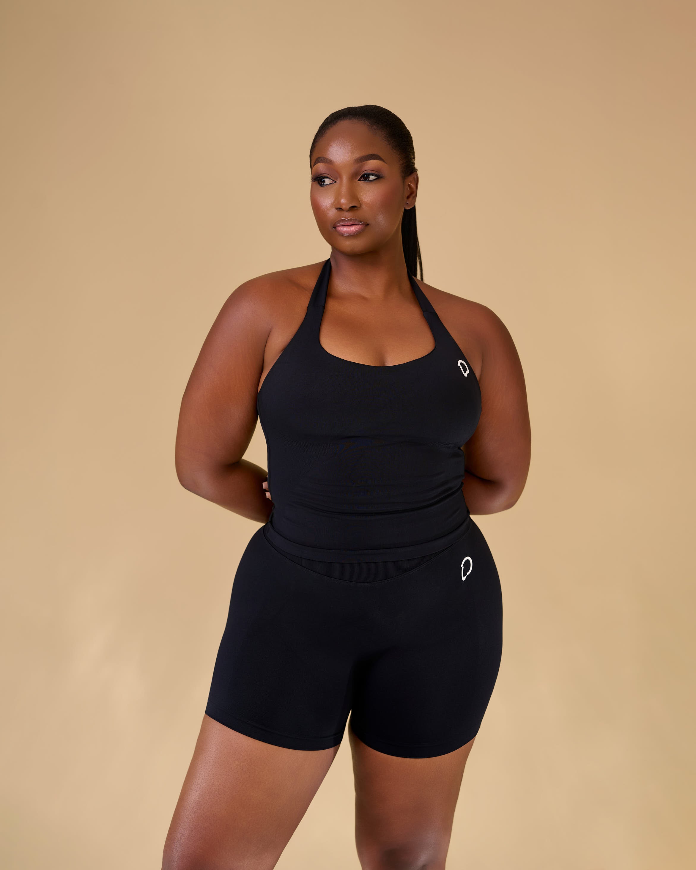 Naya Sculpt Halter Shorts Set