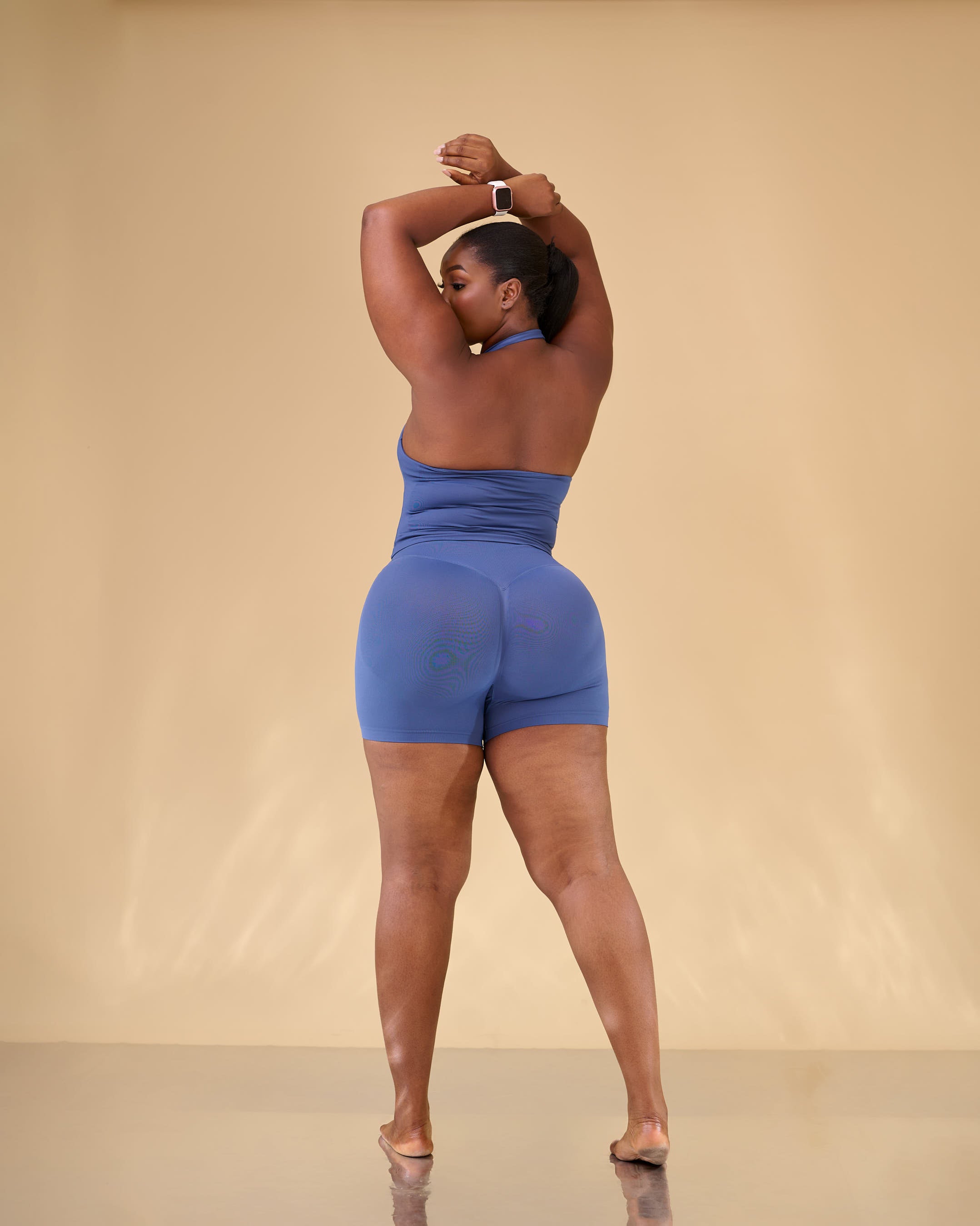 Naya Sculpt Halter Shorts Set