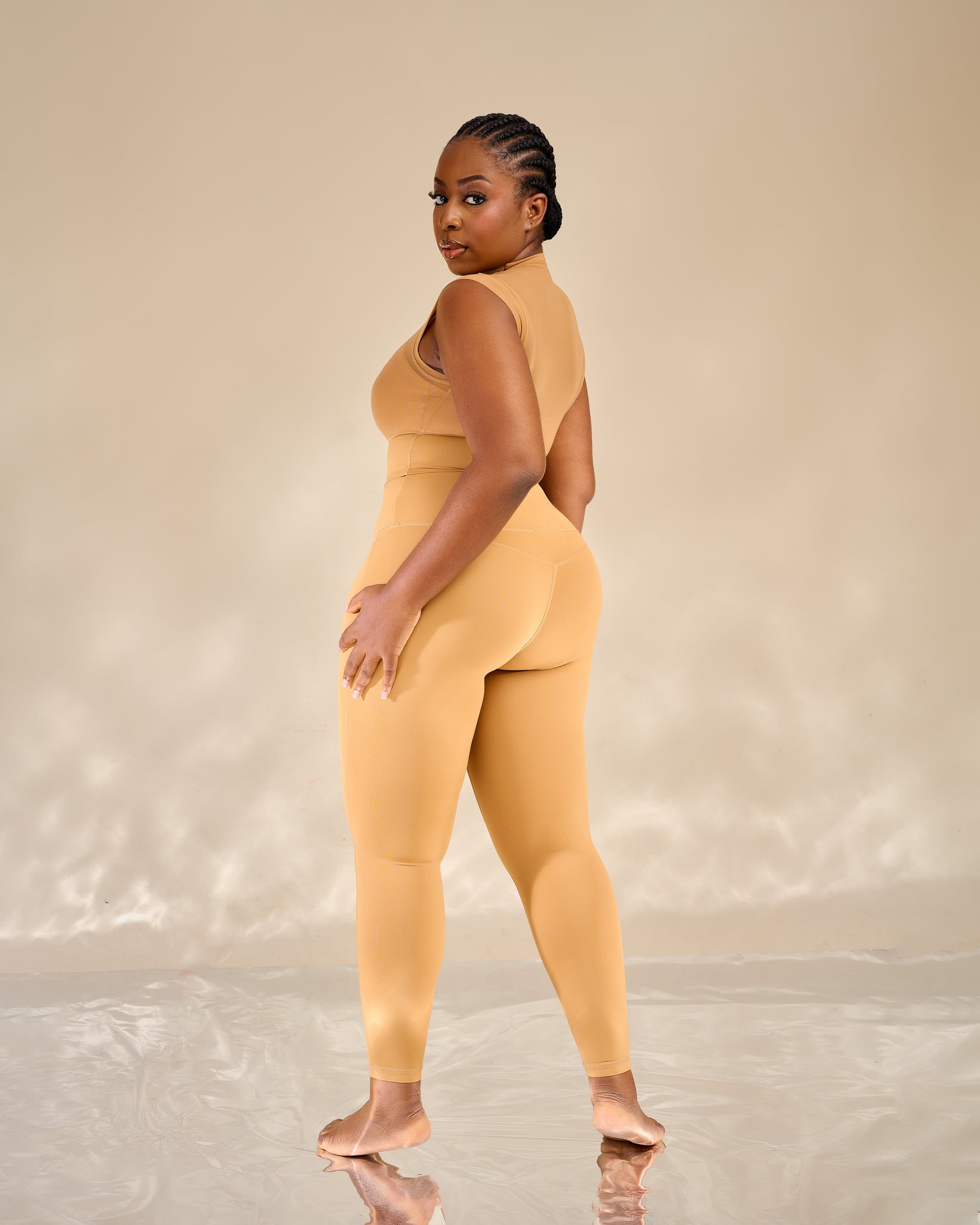 Shia Mesh Detailed Leggings Set