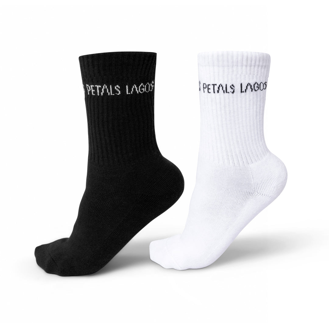 PL Thick Mid Calf Ribbed Socks