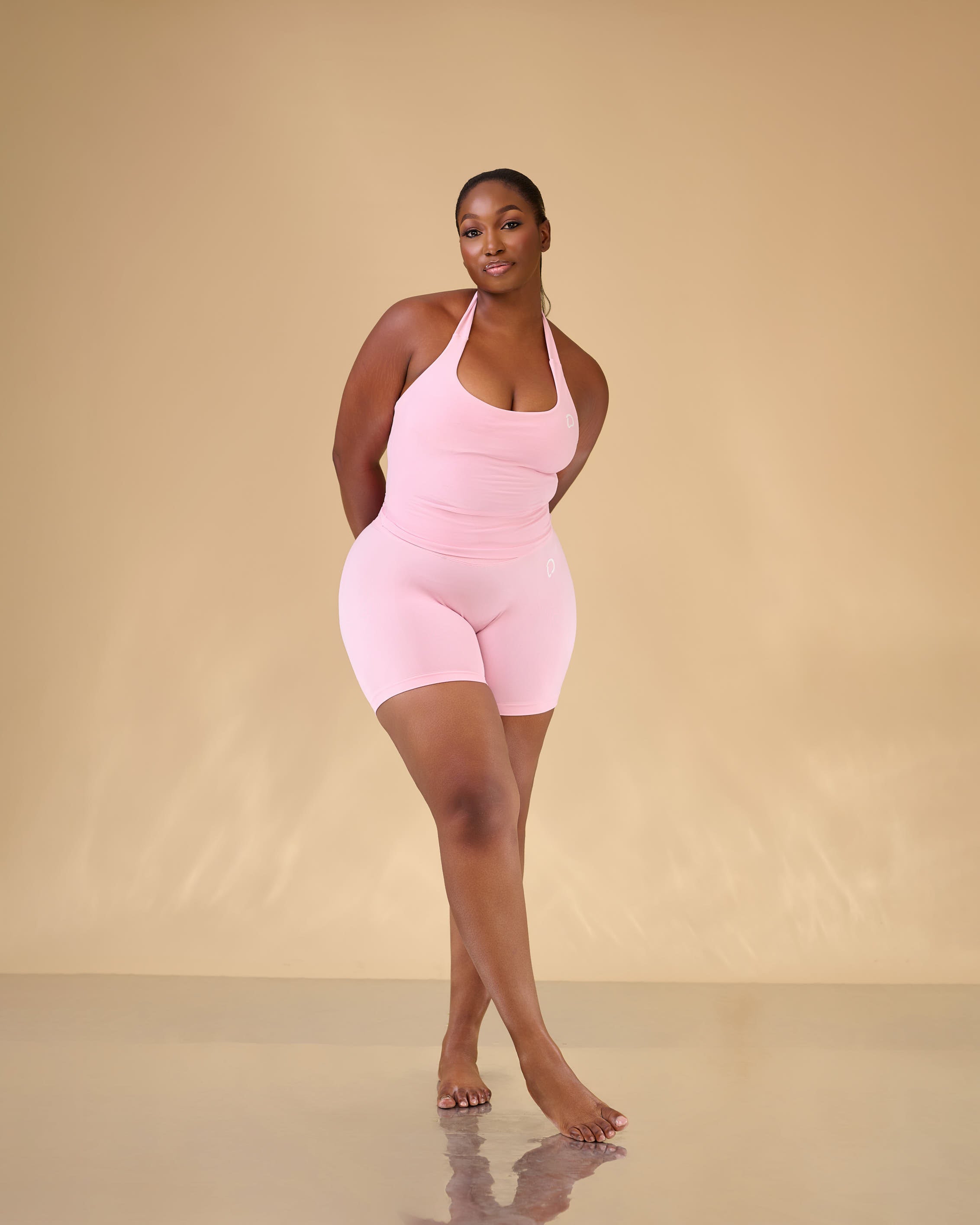 Naya Sculpt Halter Shorts Set