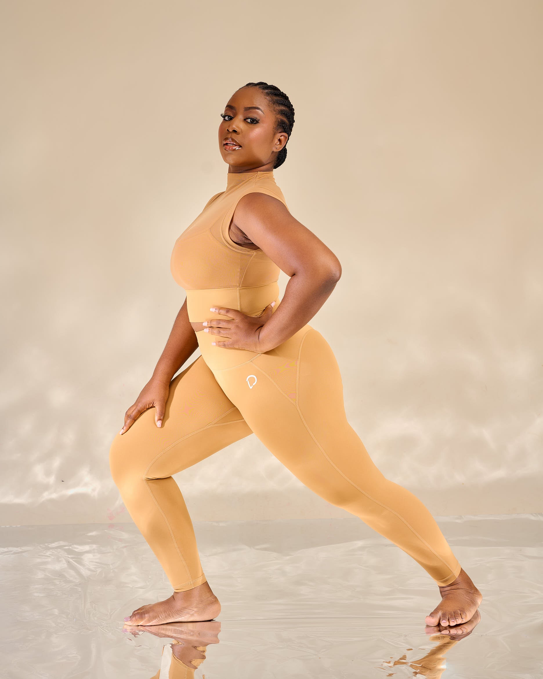 Shia Mesh Detailed Leggings Set