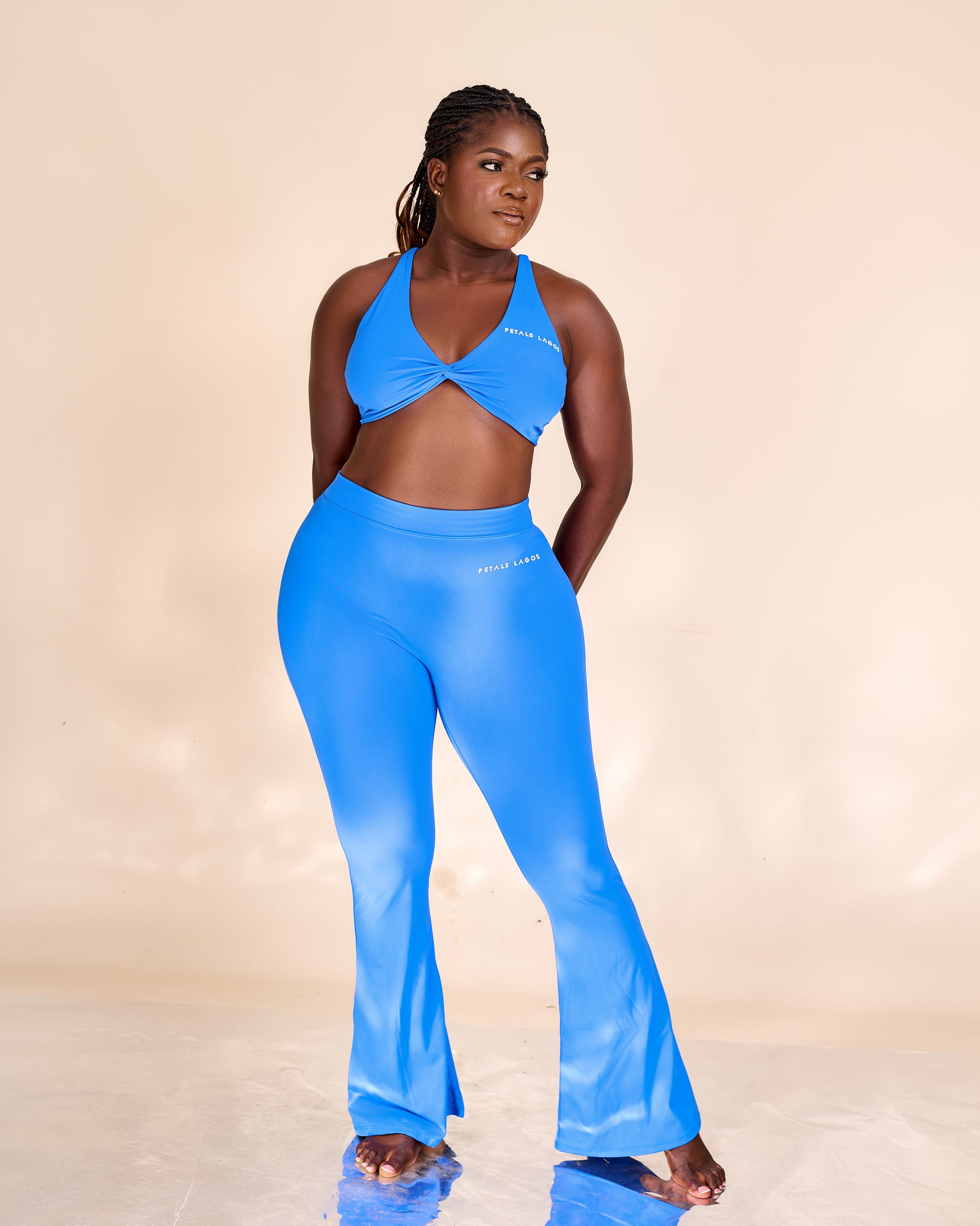 Annalise Knot Scrunch Bum Flared Set
