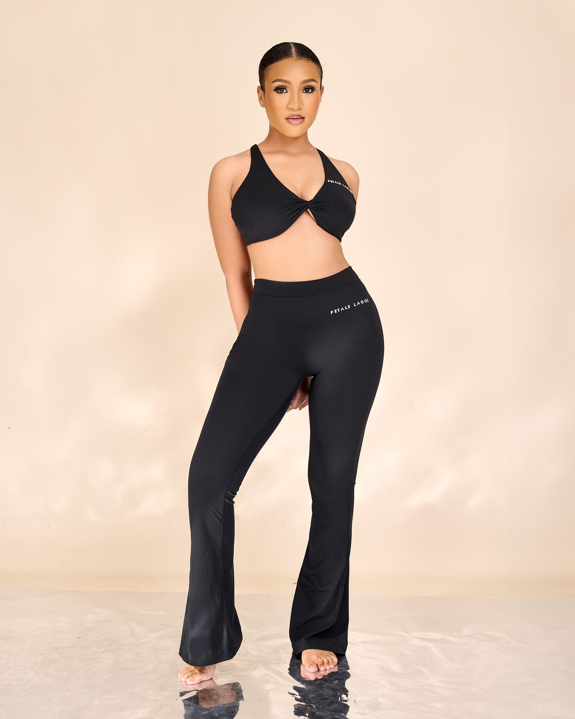 Annalise Knot Scrunch Bum Flared Set