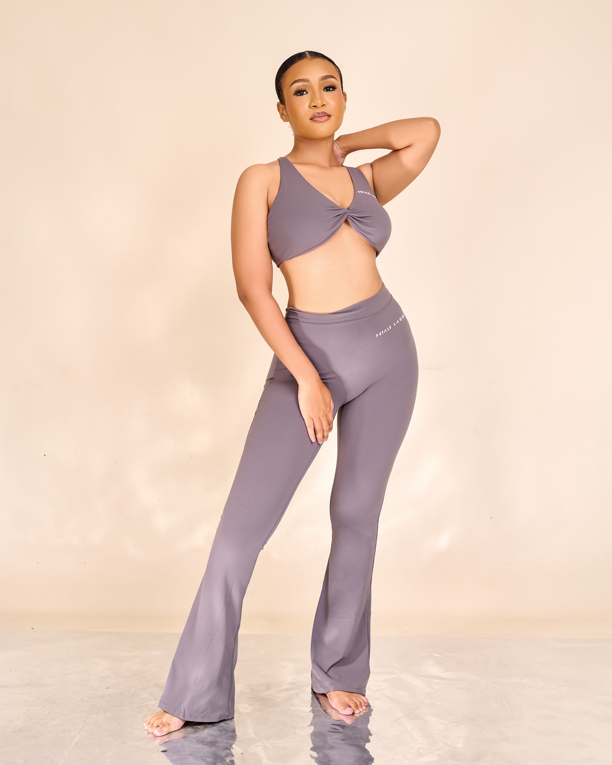 Annalise Knot Scrunch Bum Flared Set