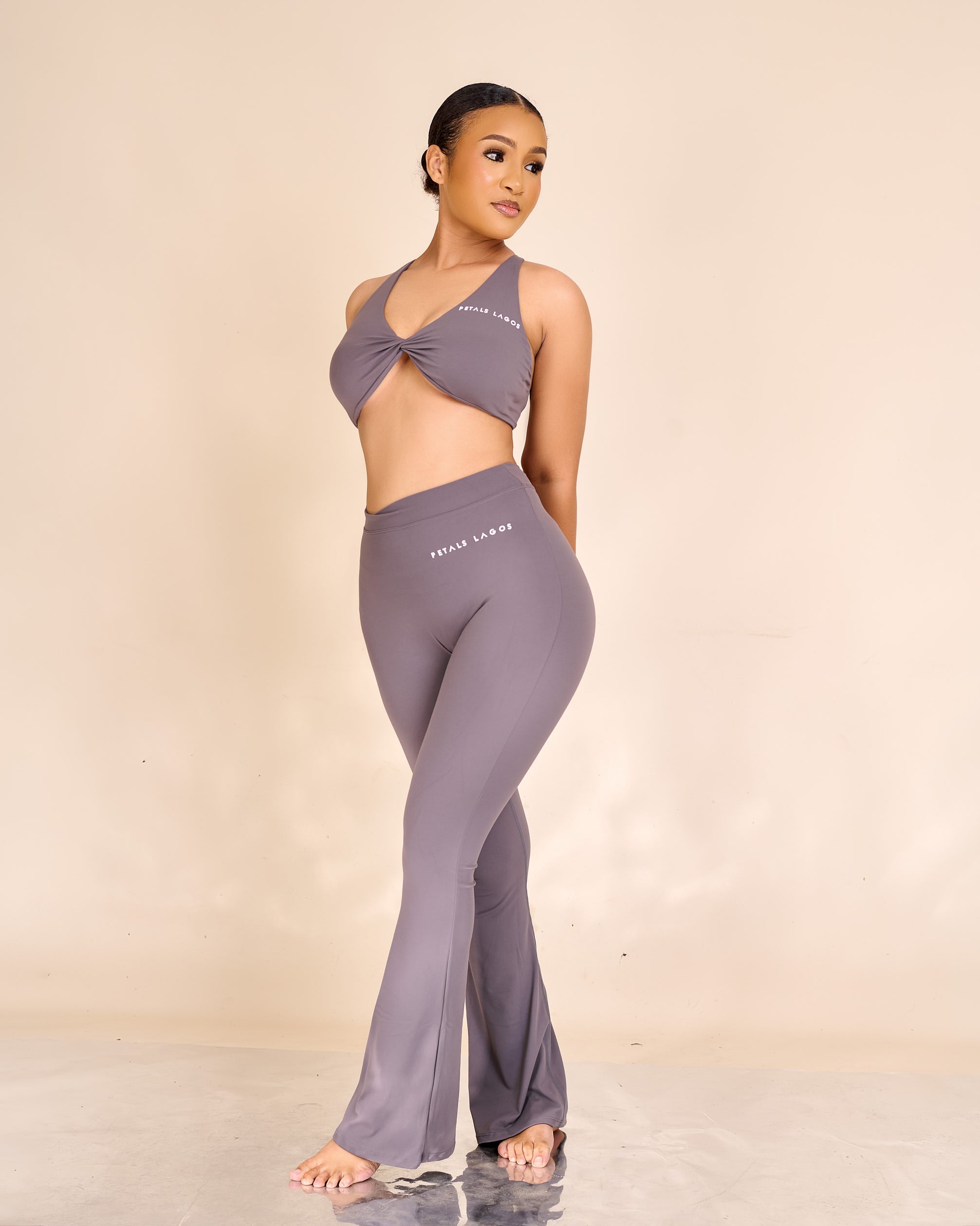 Annalise Knot Scrunch Bum Flared Set