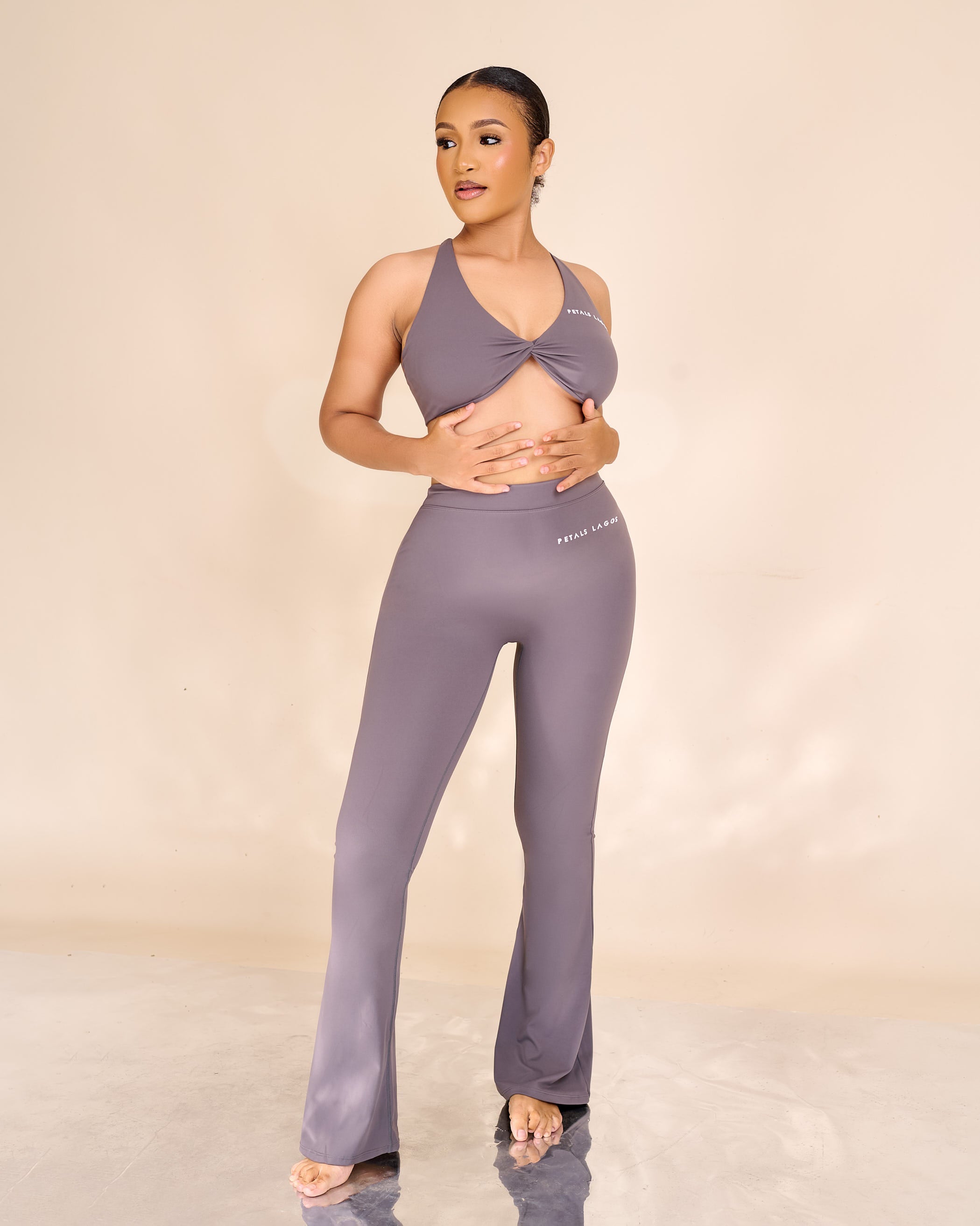 Annalise Knot Scrunch Bum Flared Set