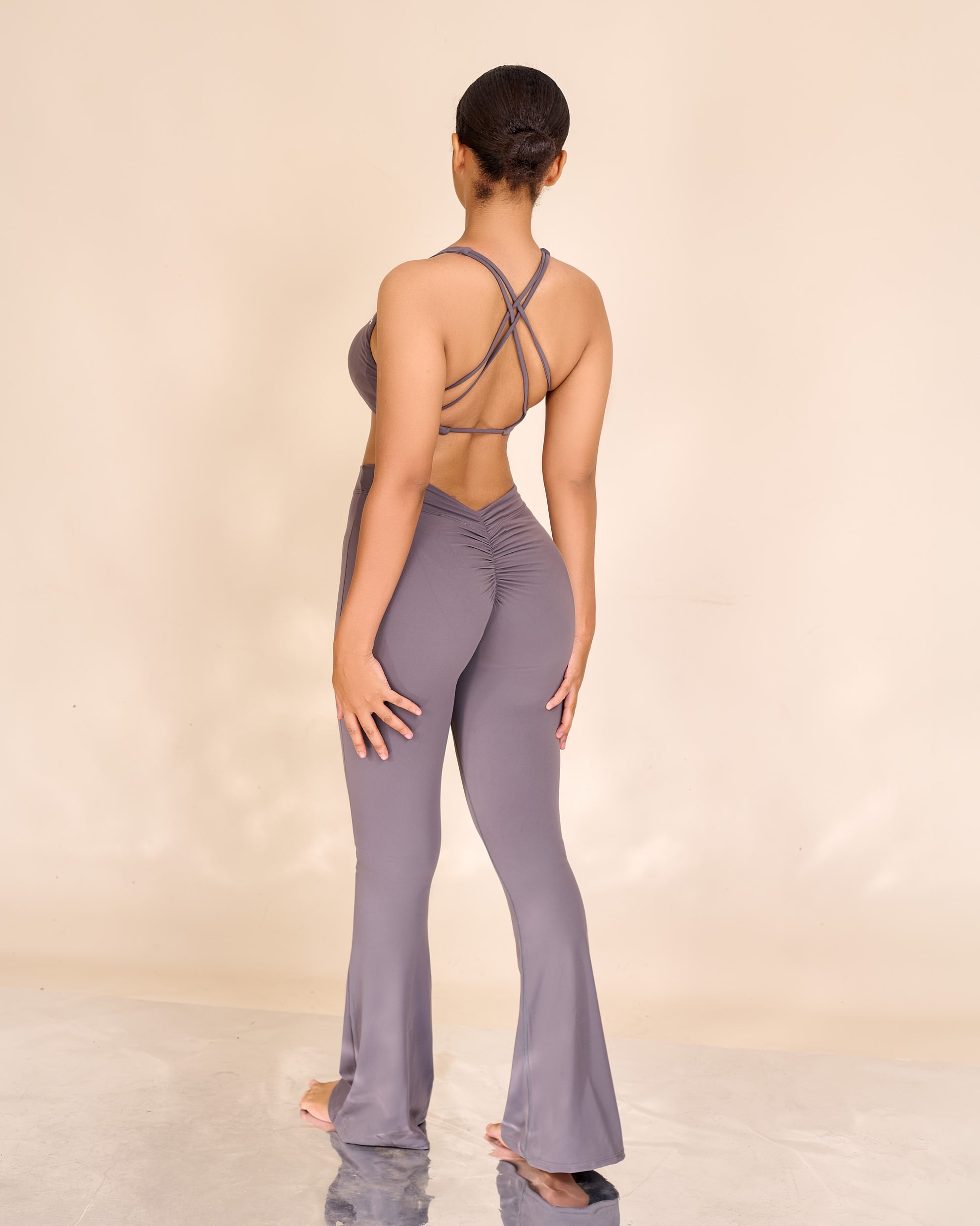 Annalise Knot Scrunch Bum Flared Set