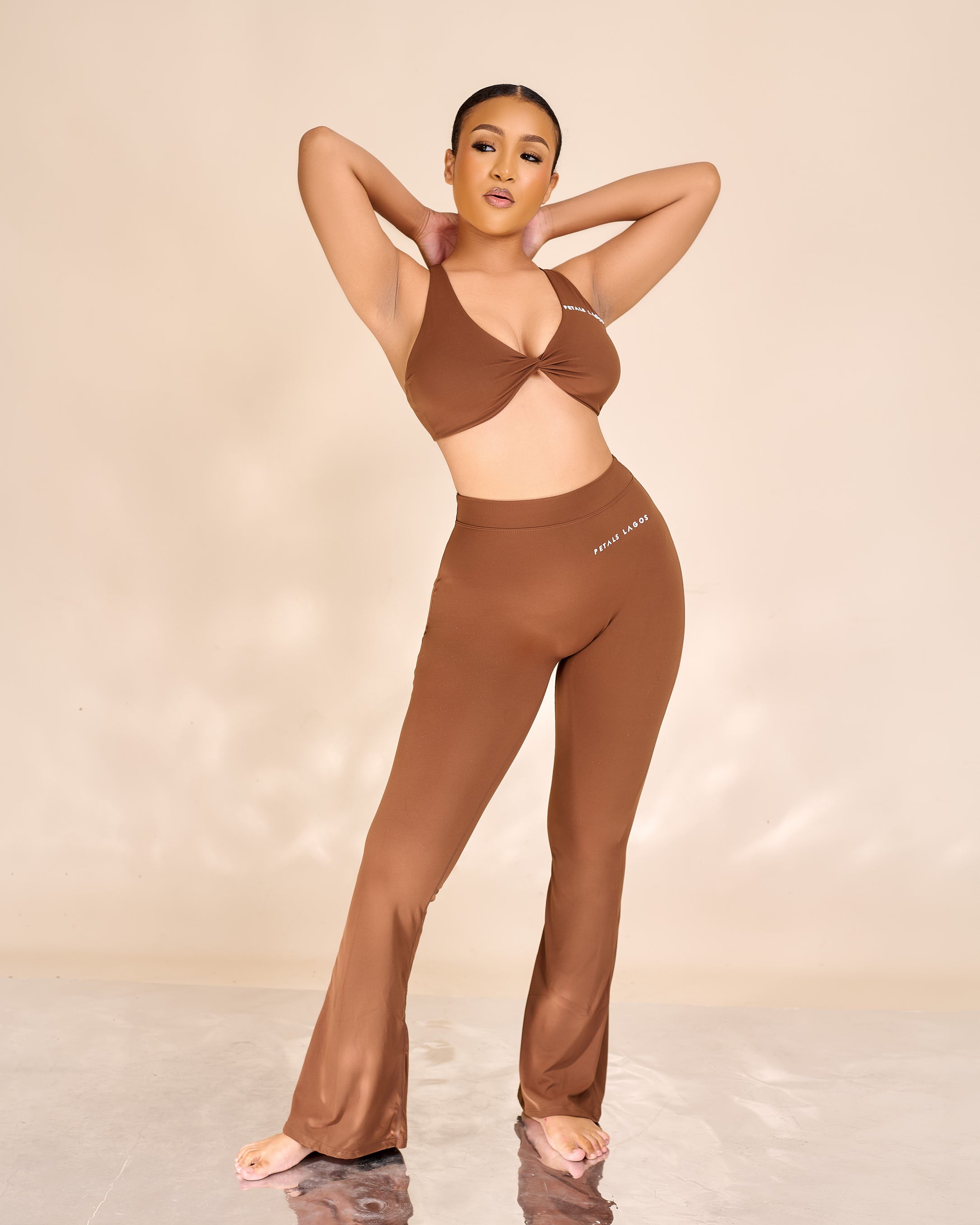 Annalise Knot Scrunch Bum Flared Set