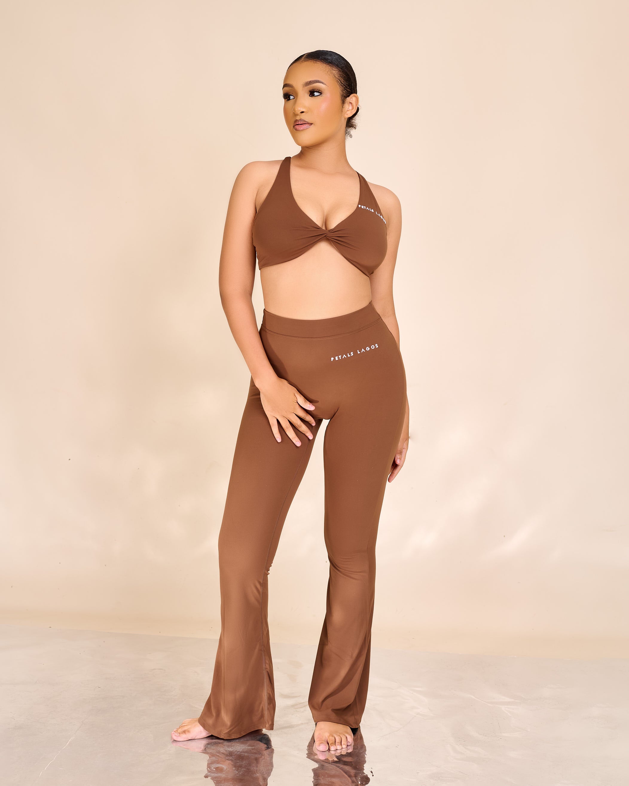 Annalise Knot Scrunch Bum Flared Set