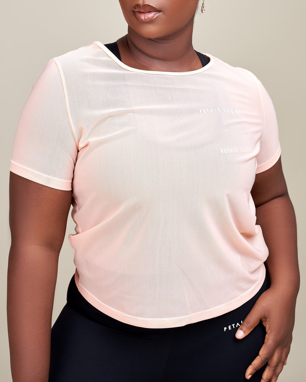 Kiki Mesh Twist Detailed Top