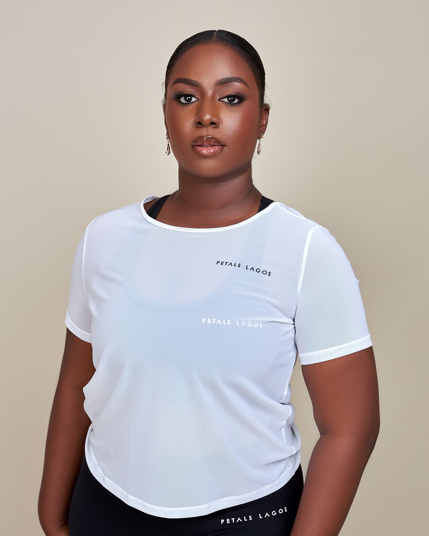 Kiki Mesh Twist Detailed Top