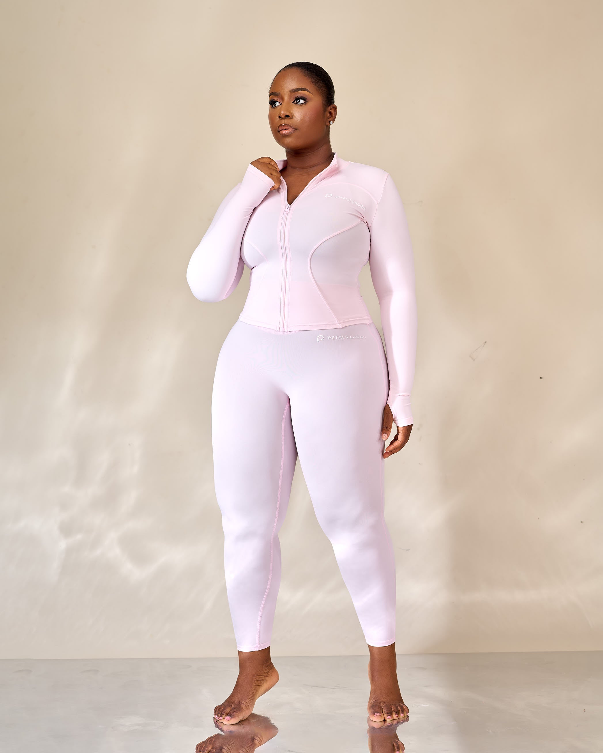 Elsie Define Zip - Up Leggings Set