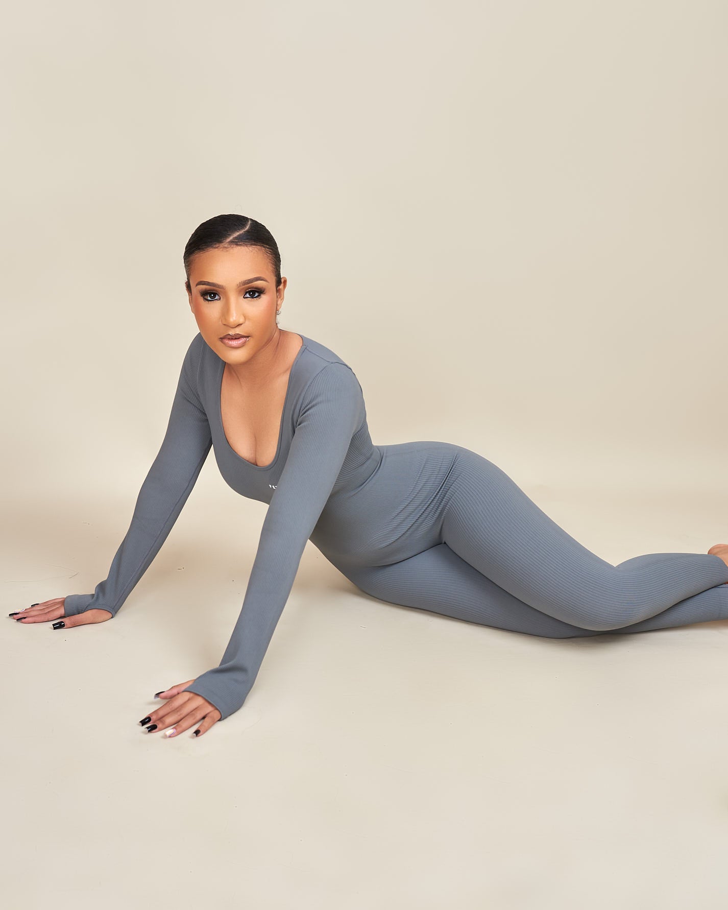 Noa Ribbed 360 Waist Compression Catsuit