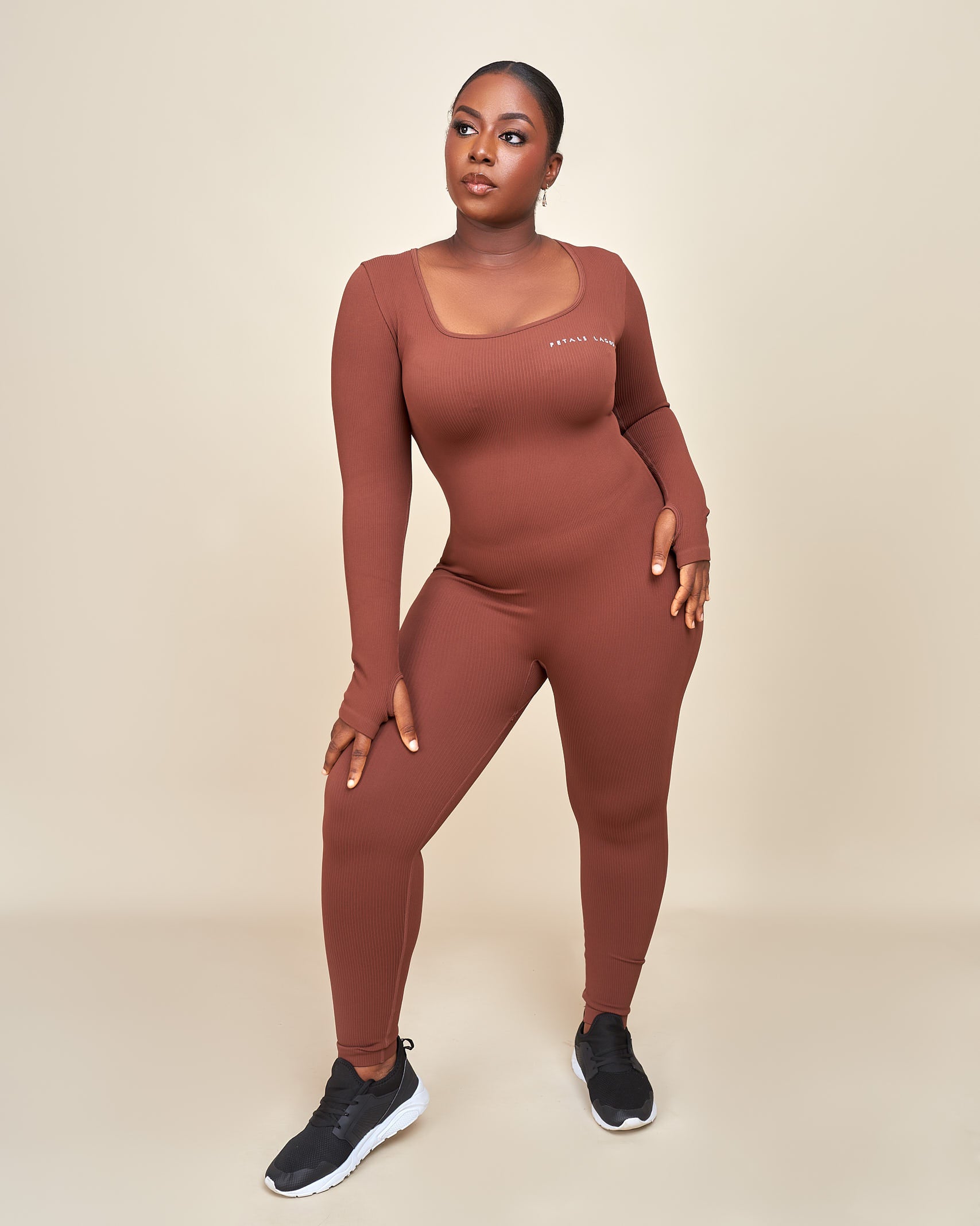 Noa Ribbed 360 Waist Compression Catsuit