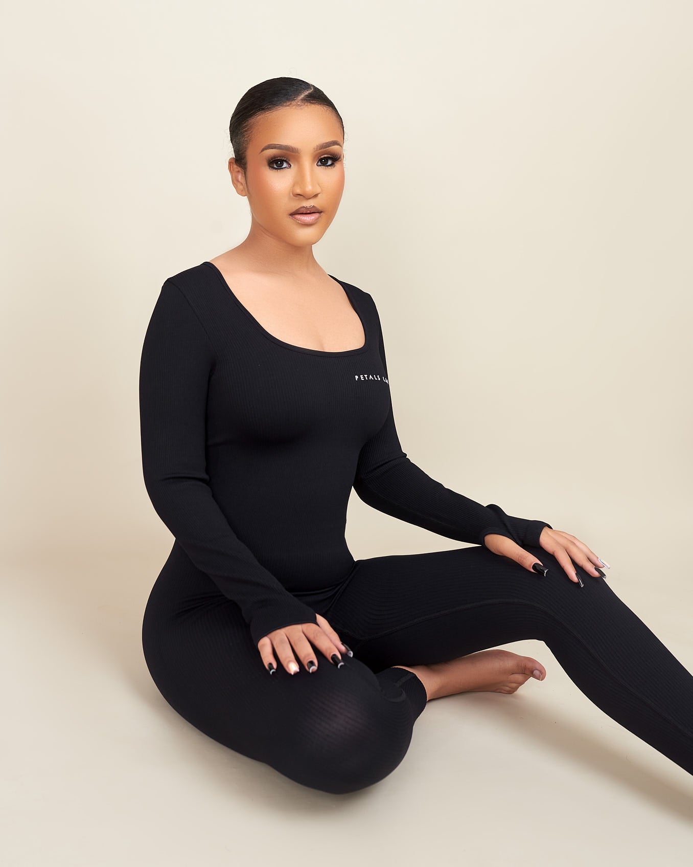 Noa Ribbed 360 Waist Compression Catsuit