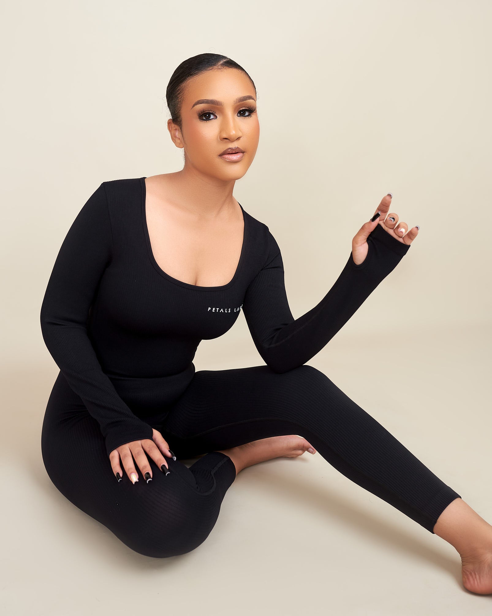 Noa Ribbed 360 Waist Compression Catsuit