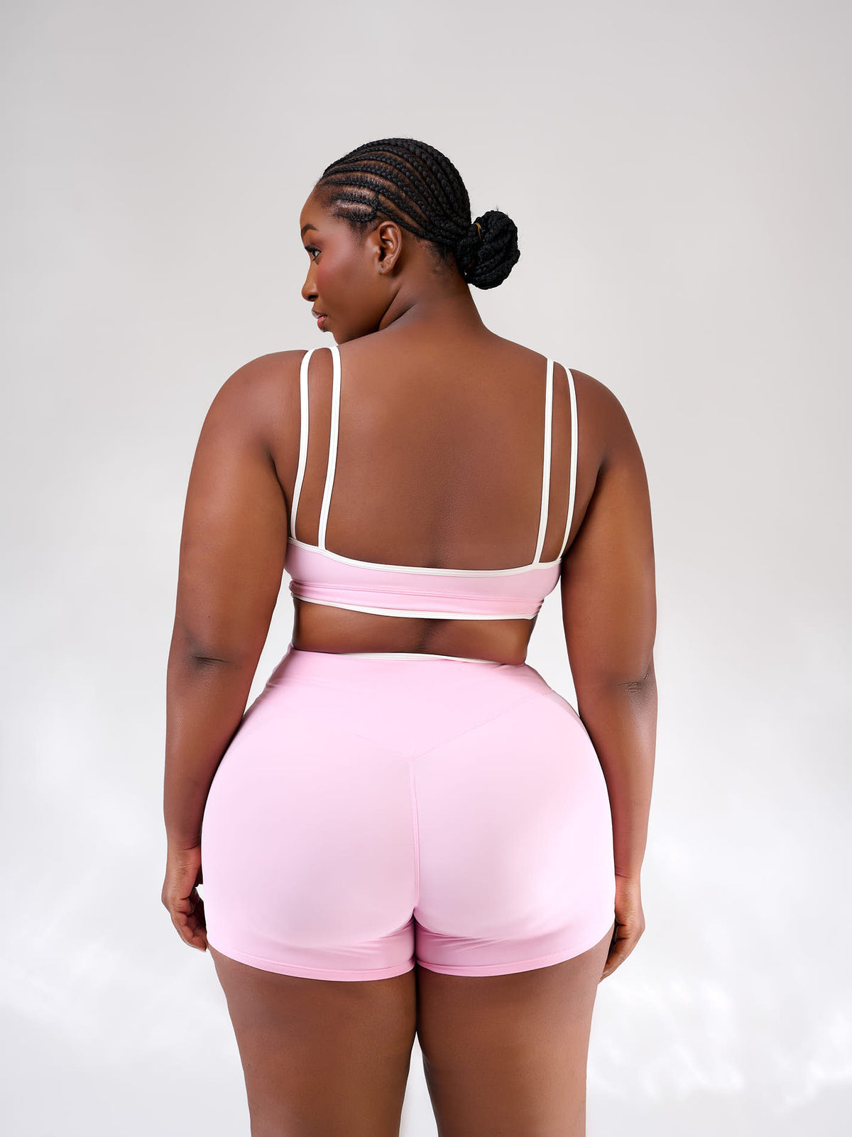 Sade Contrast Sculpt Shorts Set