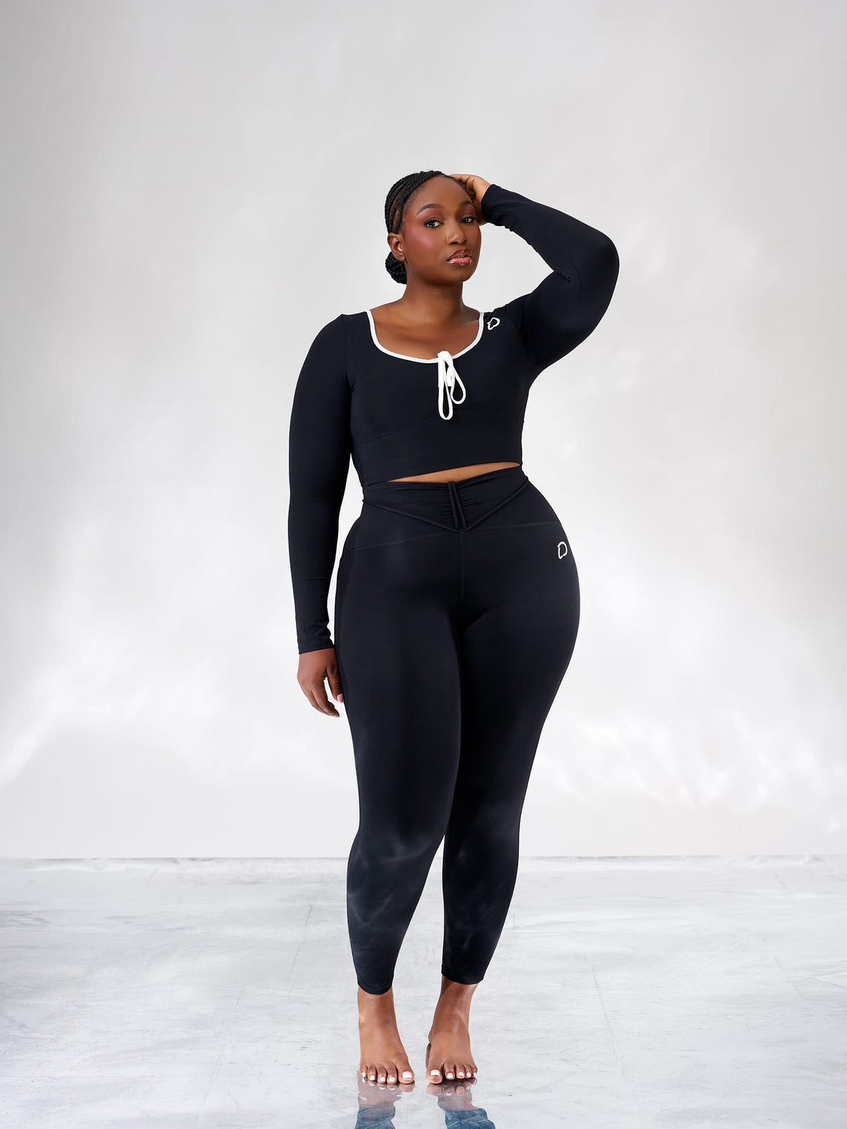 Ire Tie-Front Sculpt Leggings Set