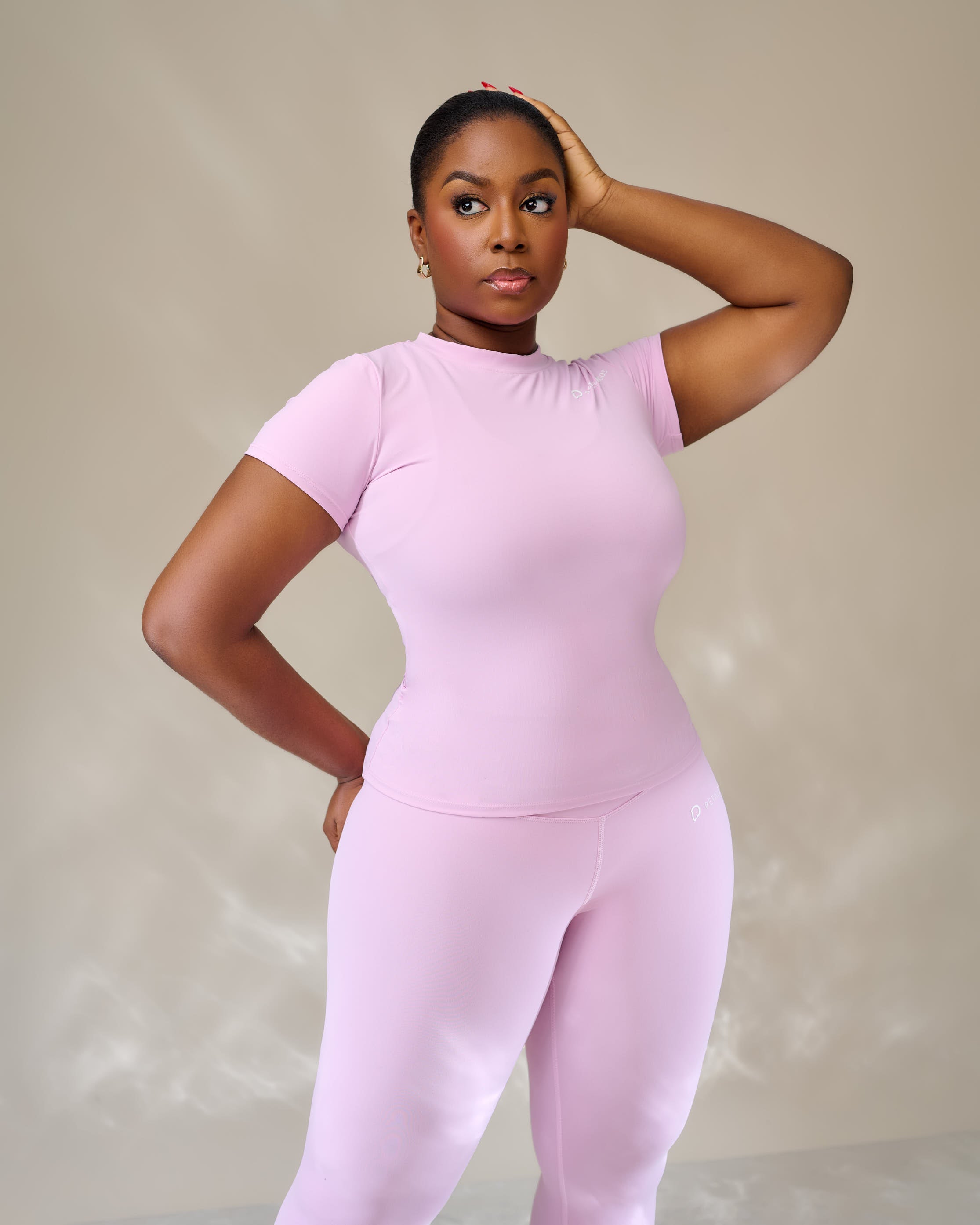 Chaniel Shortsleeve Leggings Set