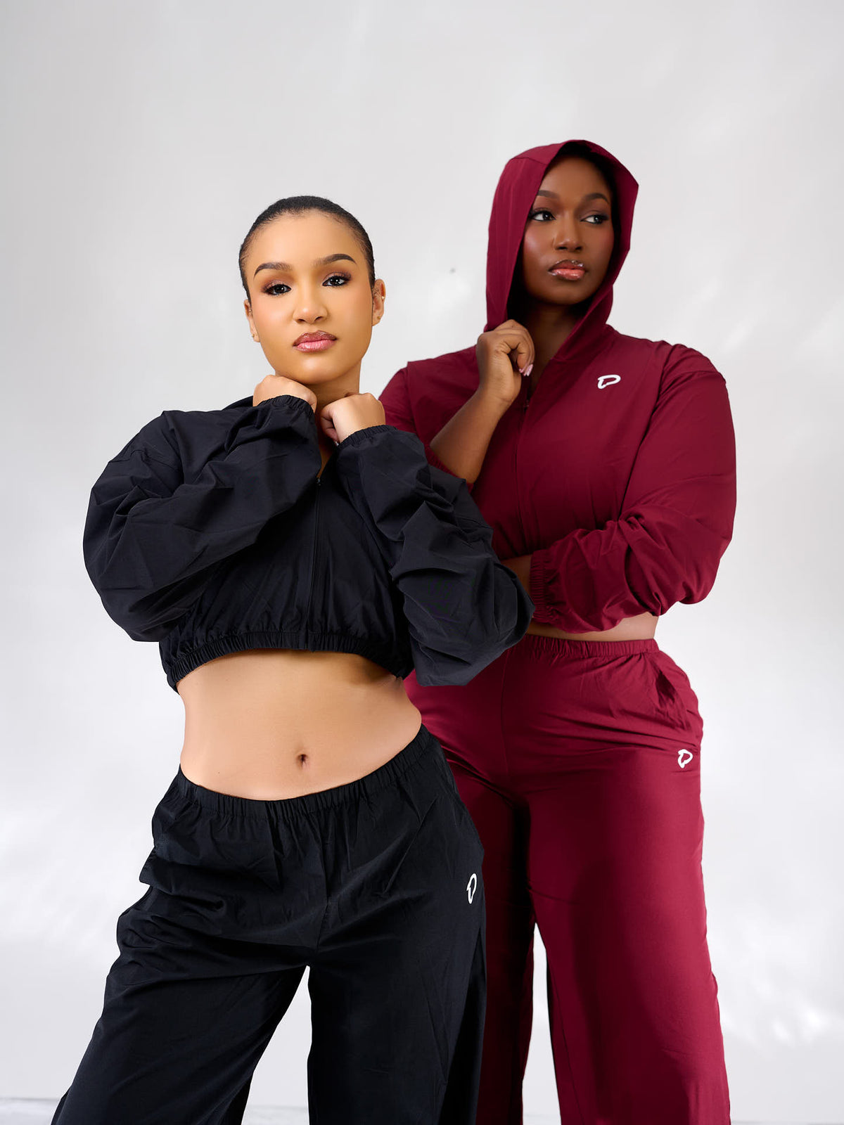 Ivie Cropped Hooded Track Set