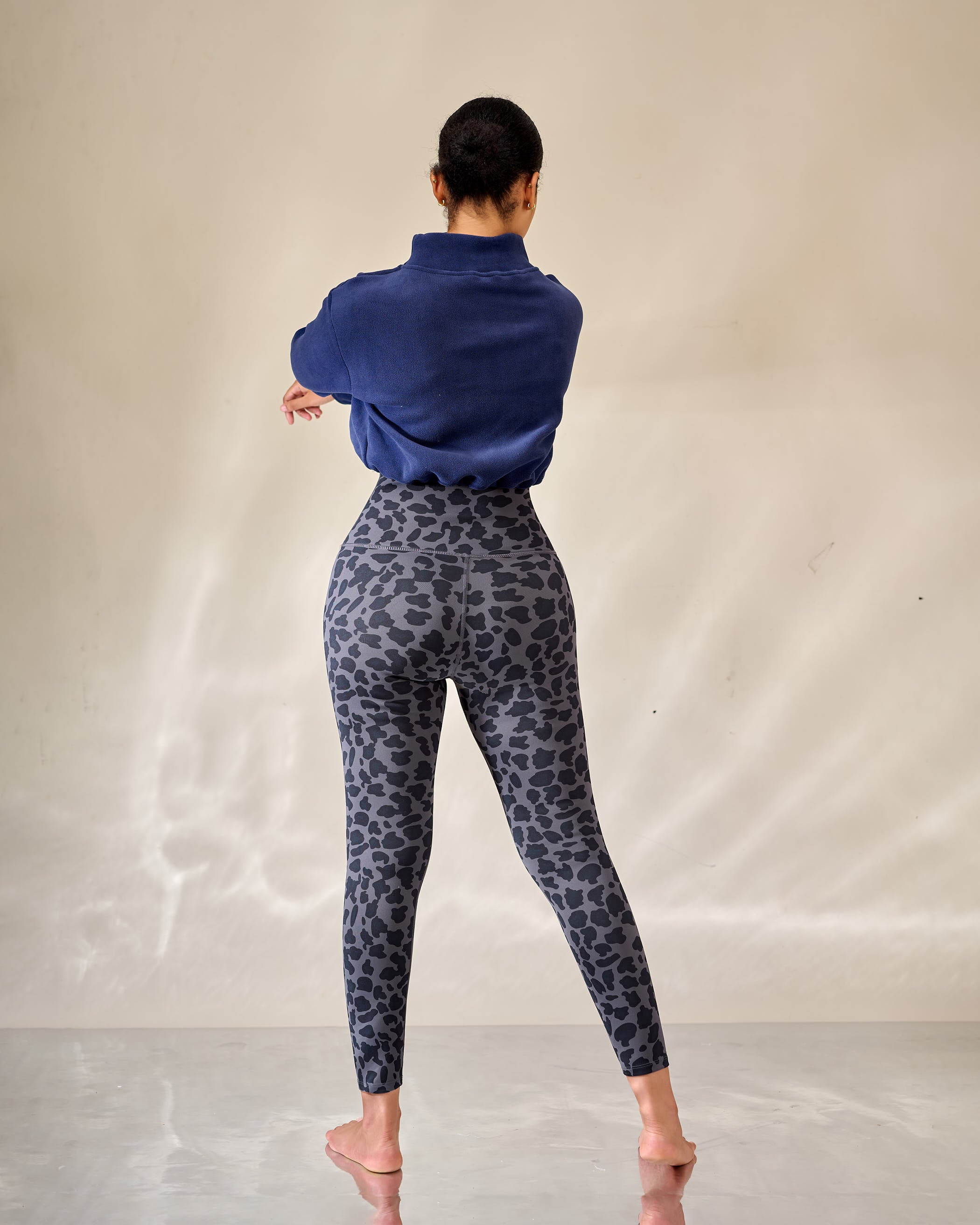 Bithia Soft-form Cheetah Print Leggings Set