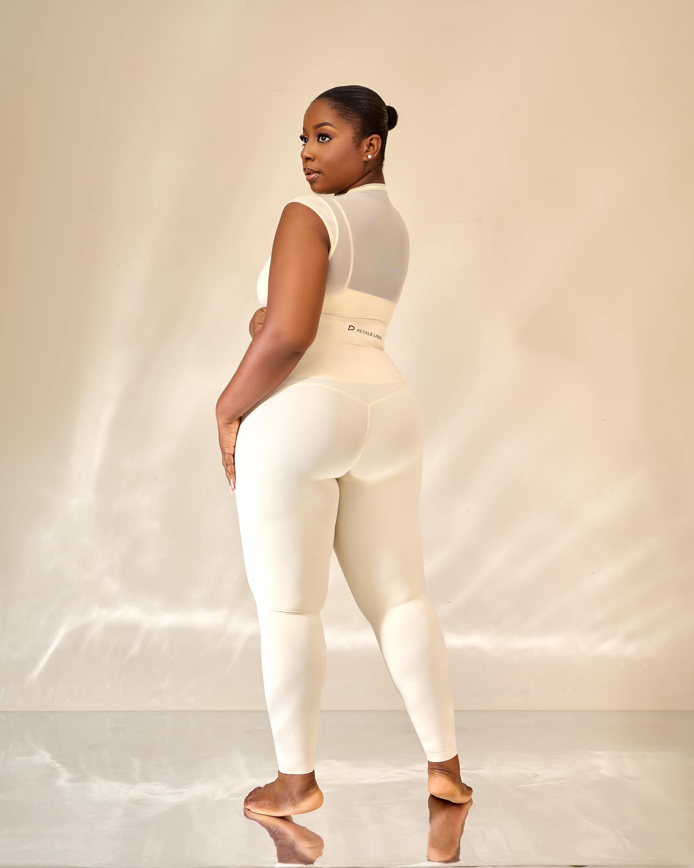 Shia Mesh Detailed Leggings Set