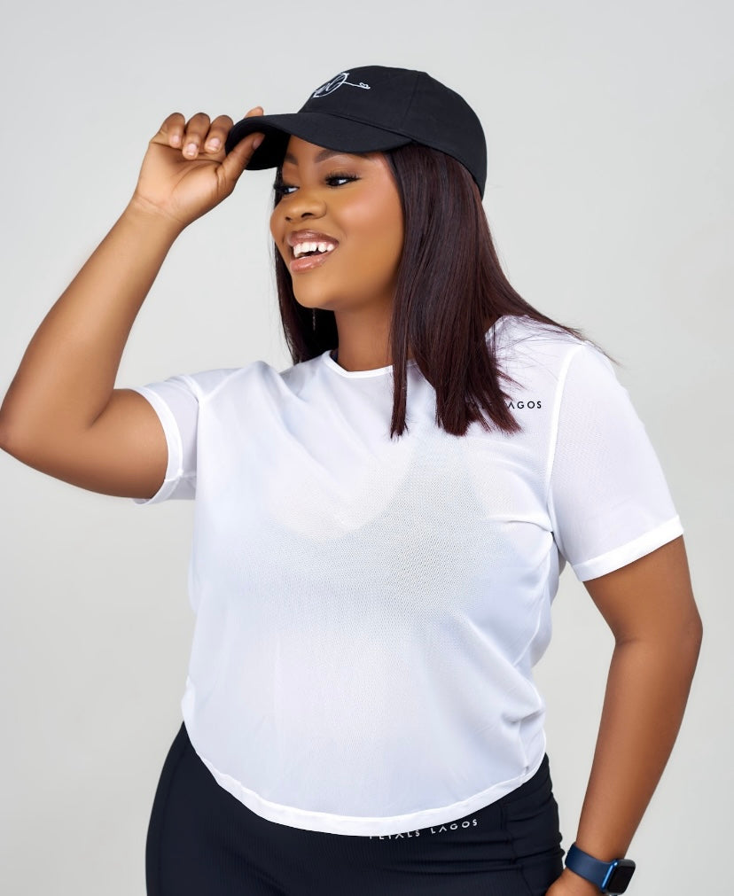 Kiki Mesh Twist Detailed Top