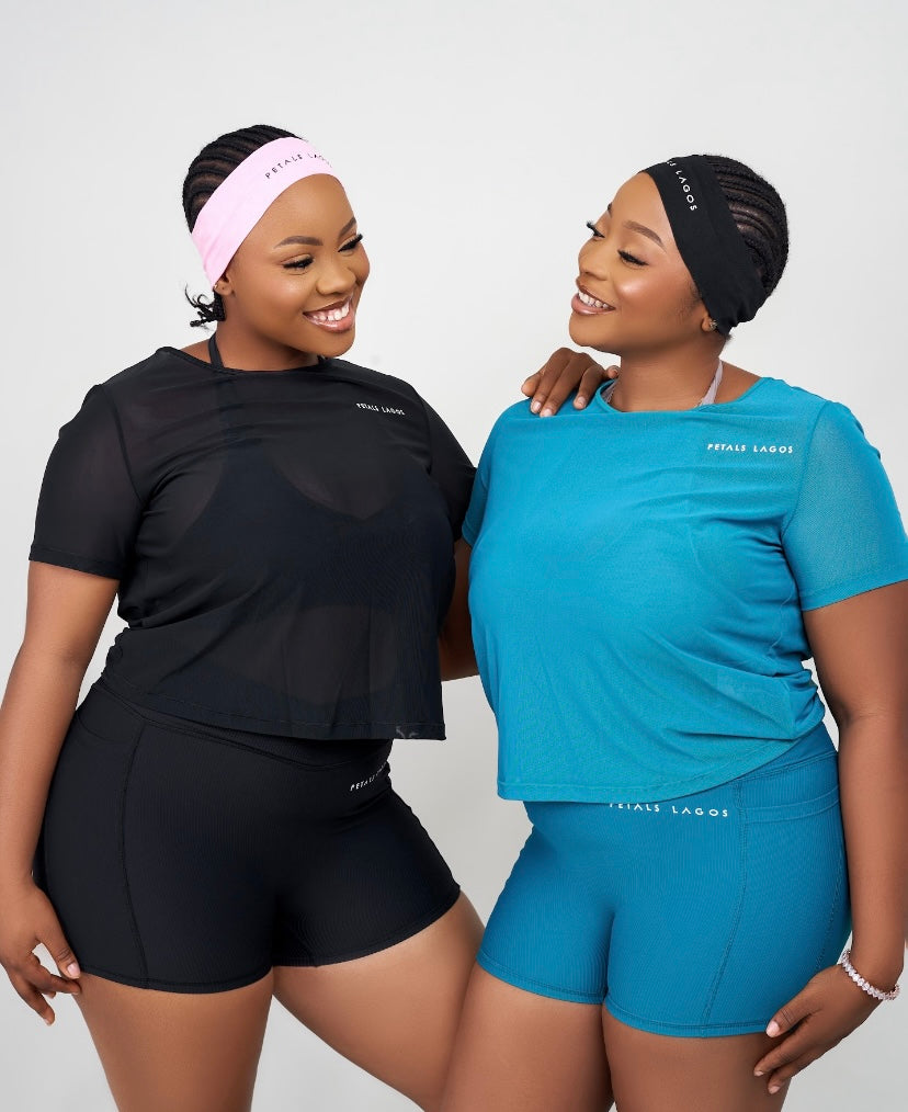 Kiki Mesh Twist Detailed Top