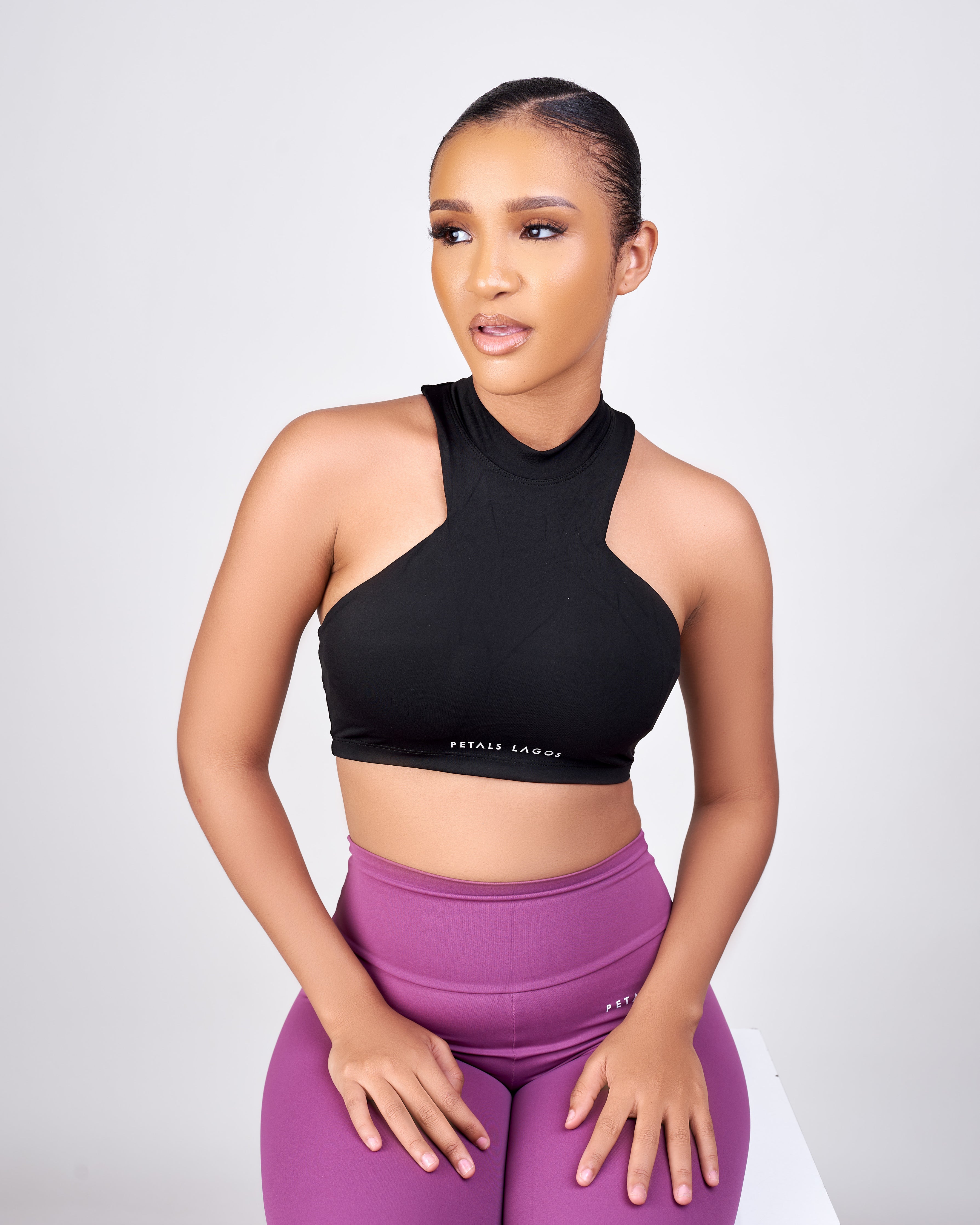 Ney Grecian High Grip Sports Bra