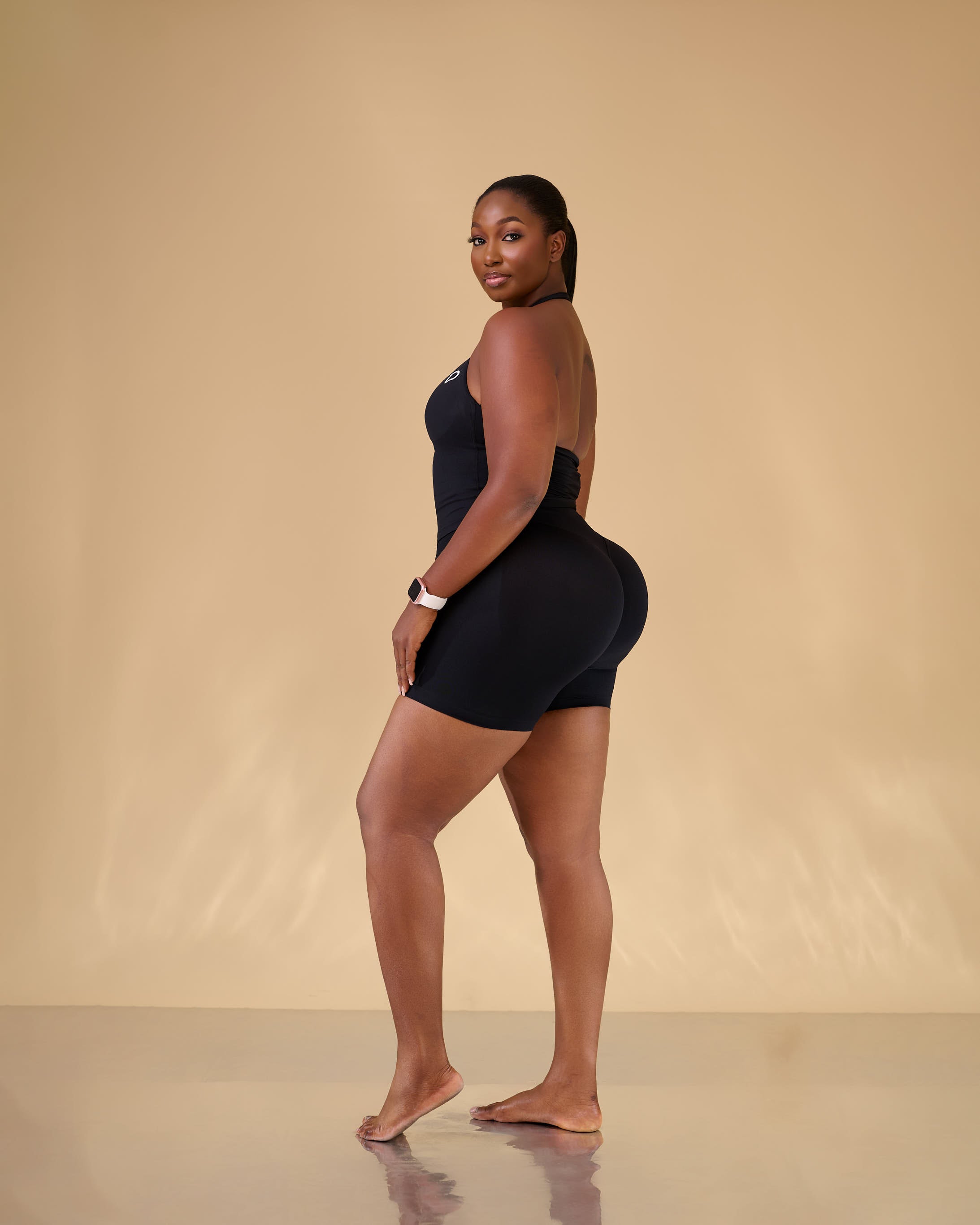 Naya Sculpt Halter Shorts Set