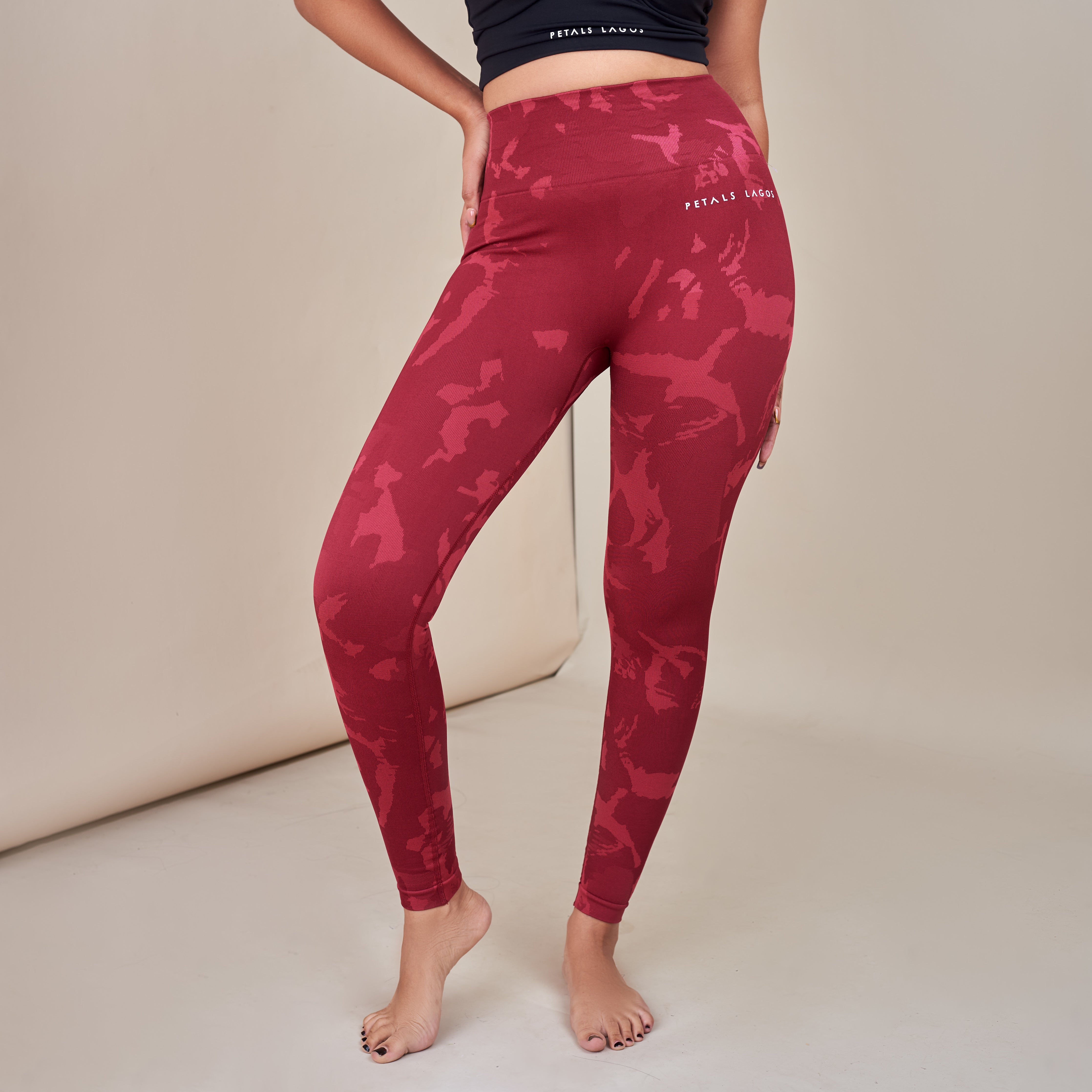 Kiana Abstract Super Firm Contour Leggings