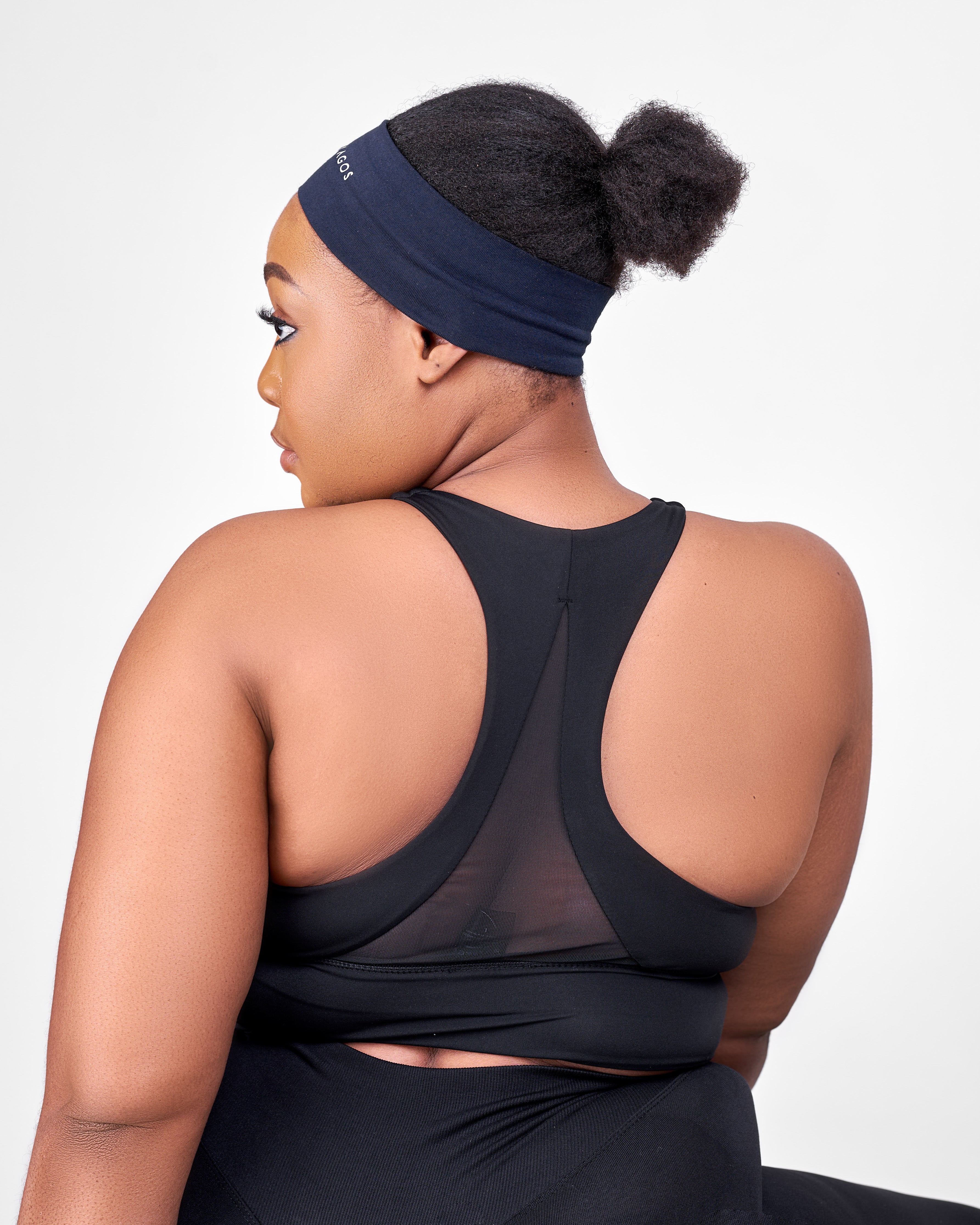 Shona Mesh Detailed High Impact Sports Bra