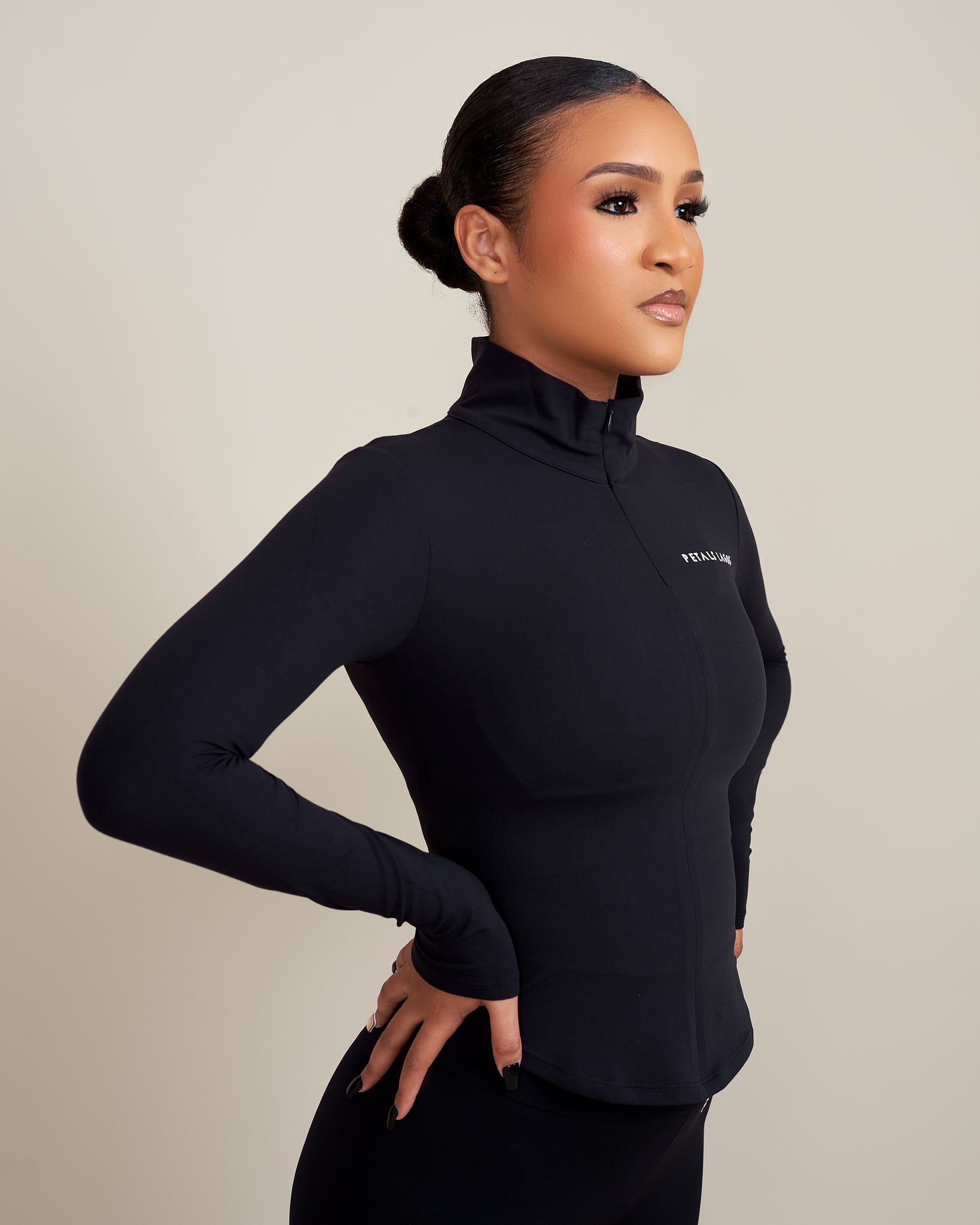 Jiana Midway Zip Up Top