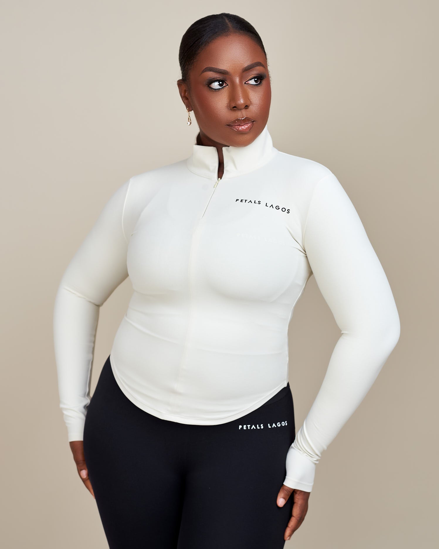 Jiana Midway Zip Up Top