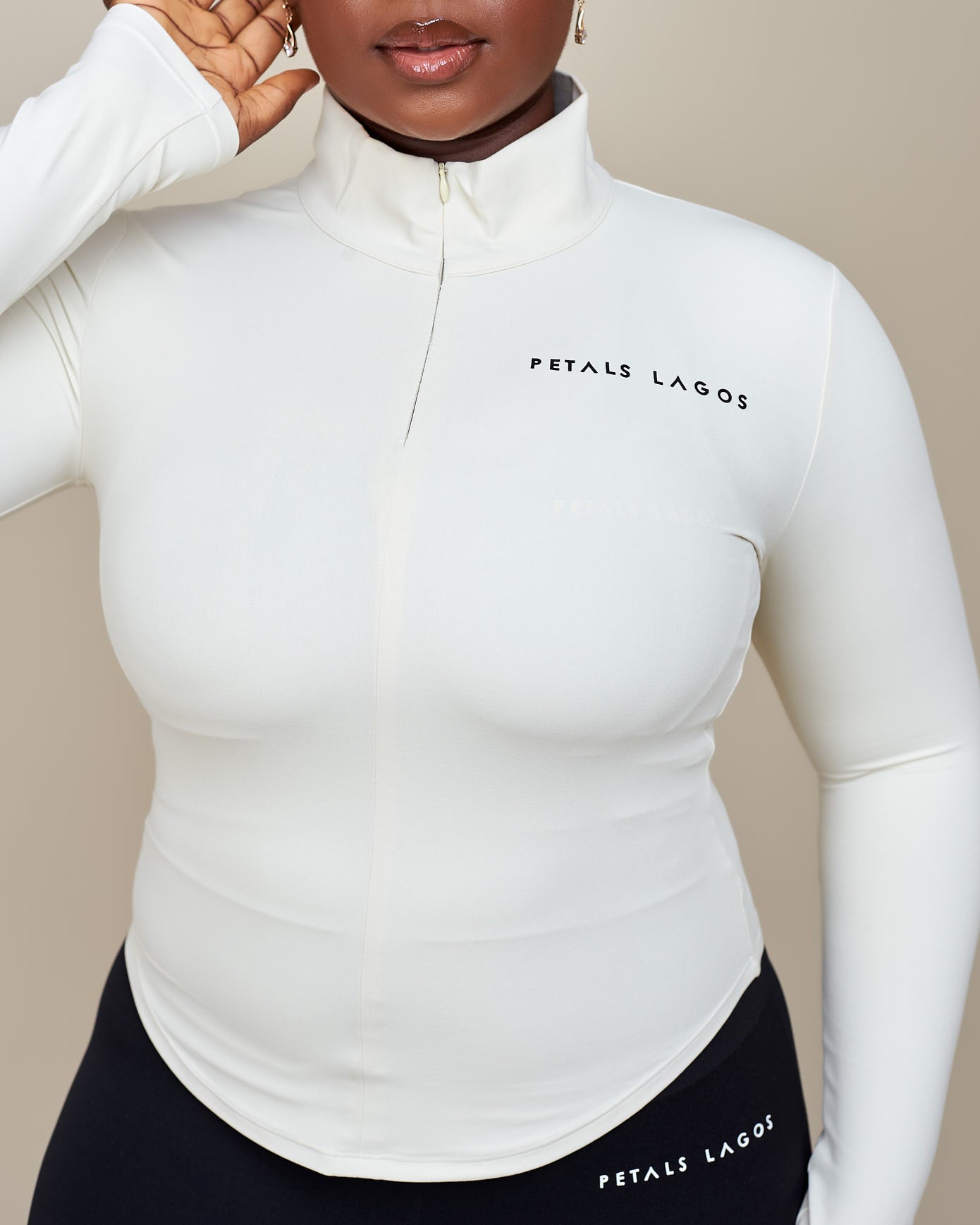 Jiana Midway Zip Up Top