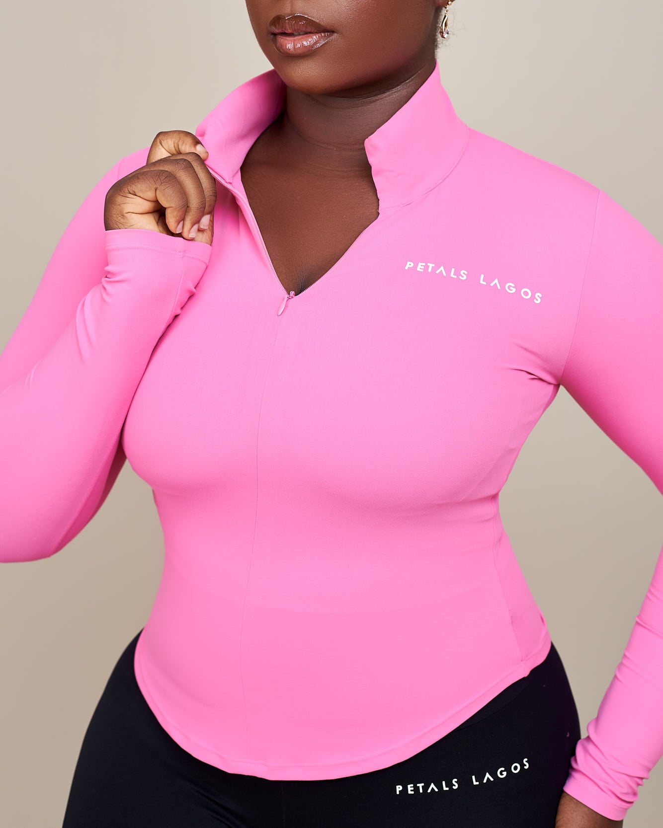 Jiana Midway Zip Up Top