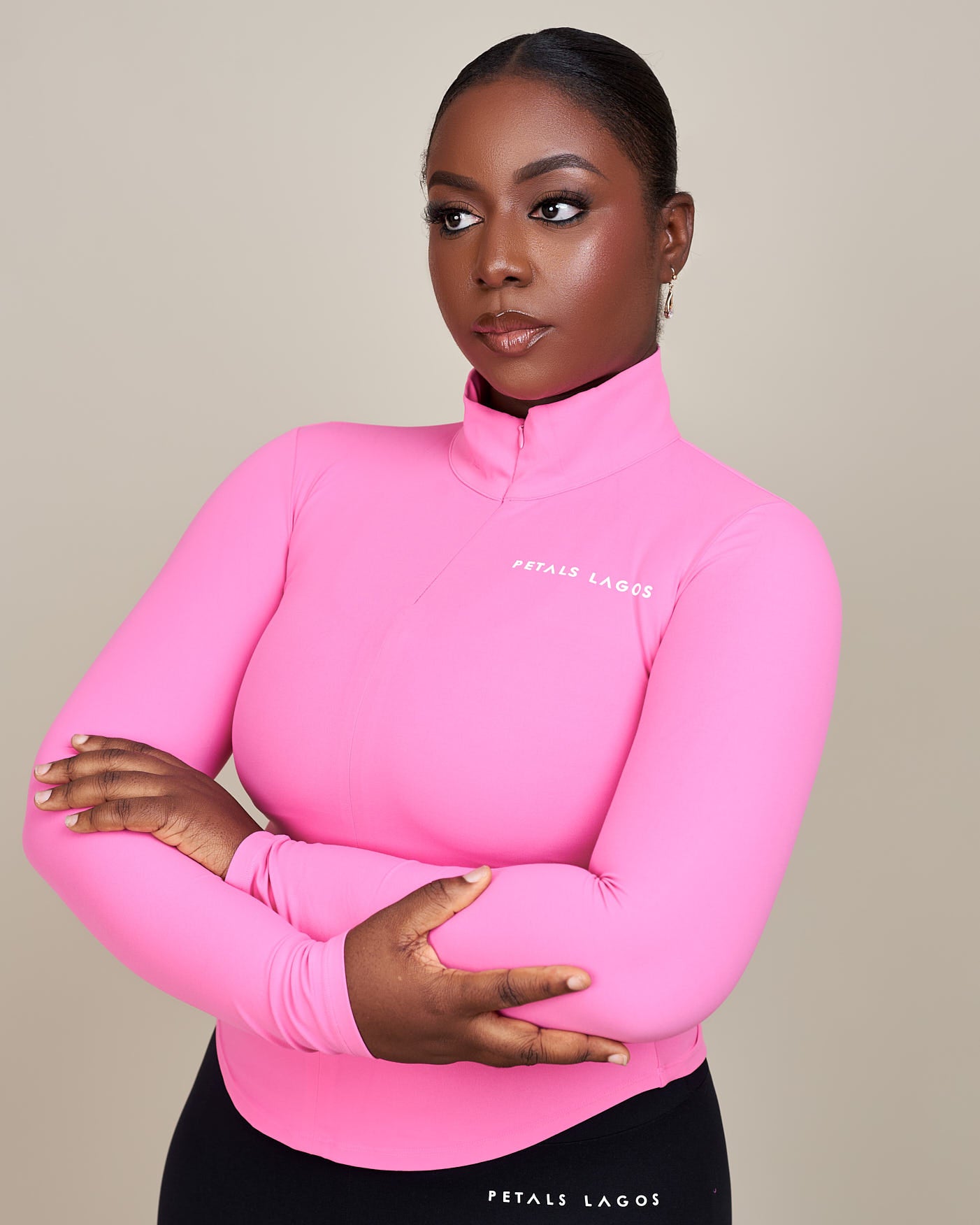 Jiana Midway Zip Up Top