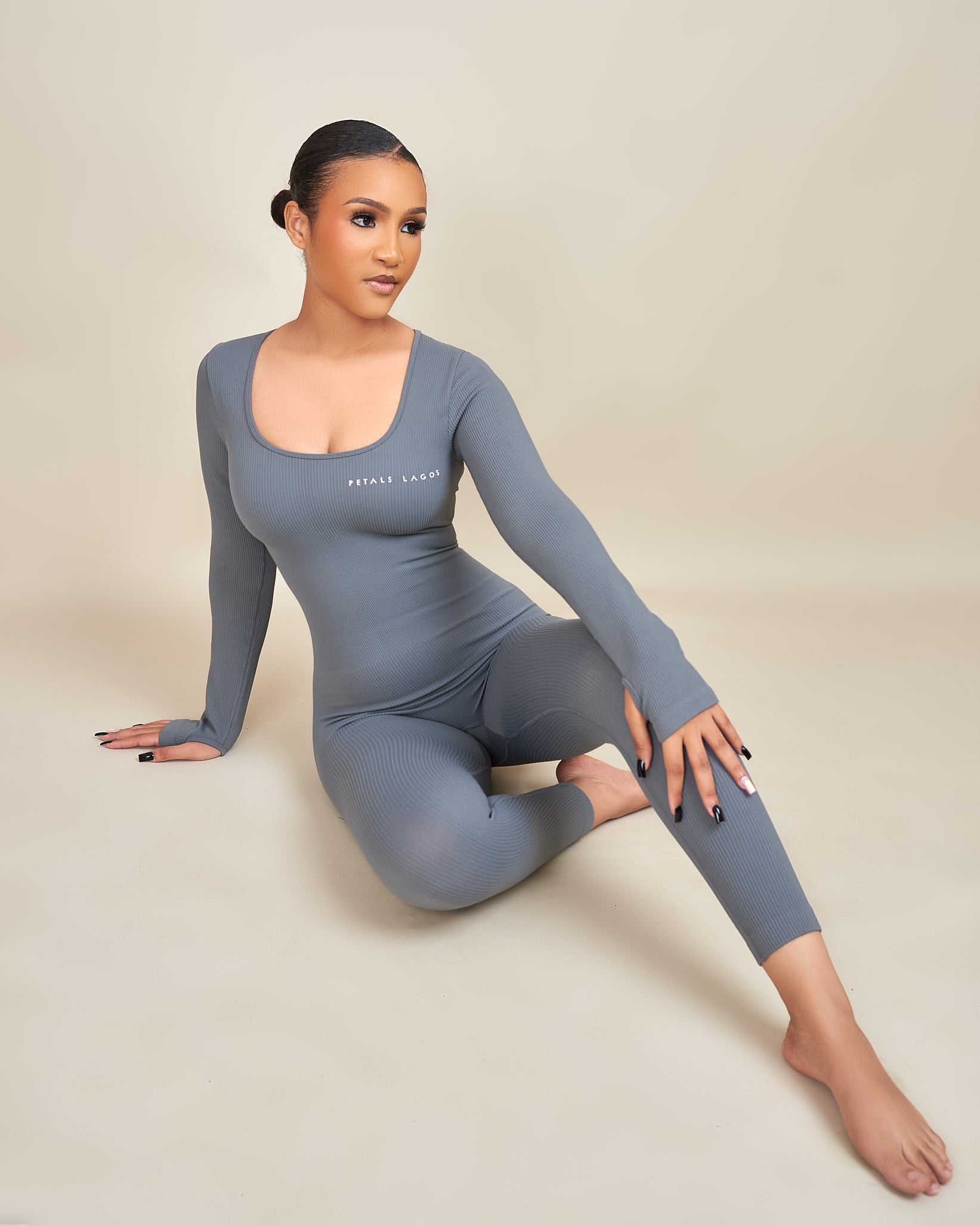 Noa Ribbed 360 Waist Compression Catsuit