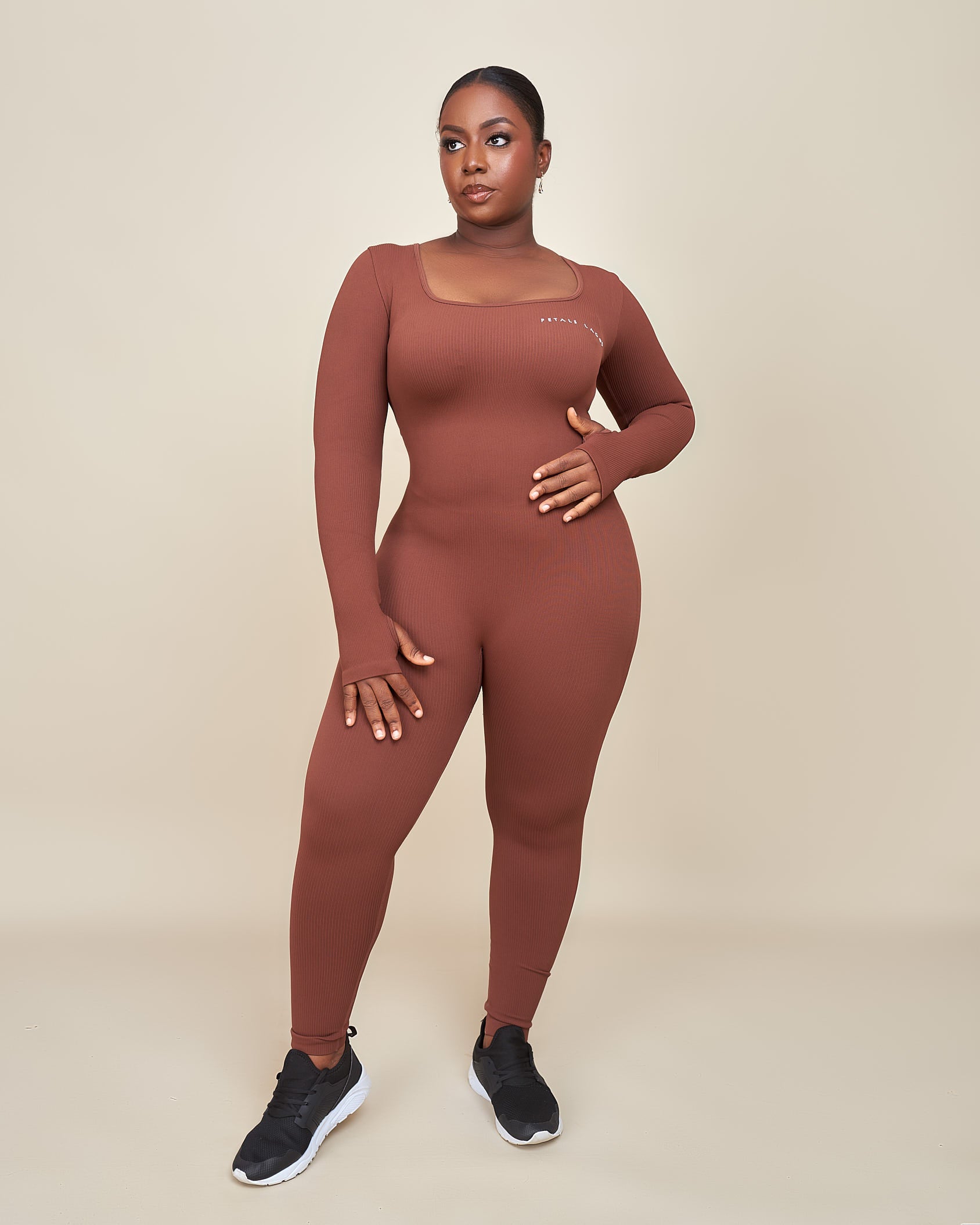 Noa Ribbed 360 Waist Compression Catsuit