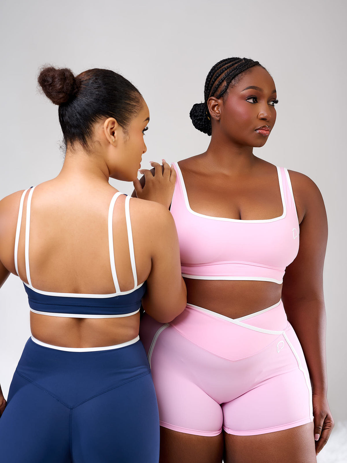 Sade Contrast Sculpt Shorts Set