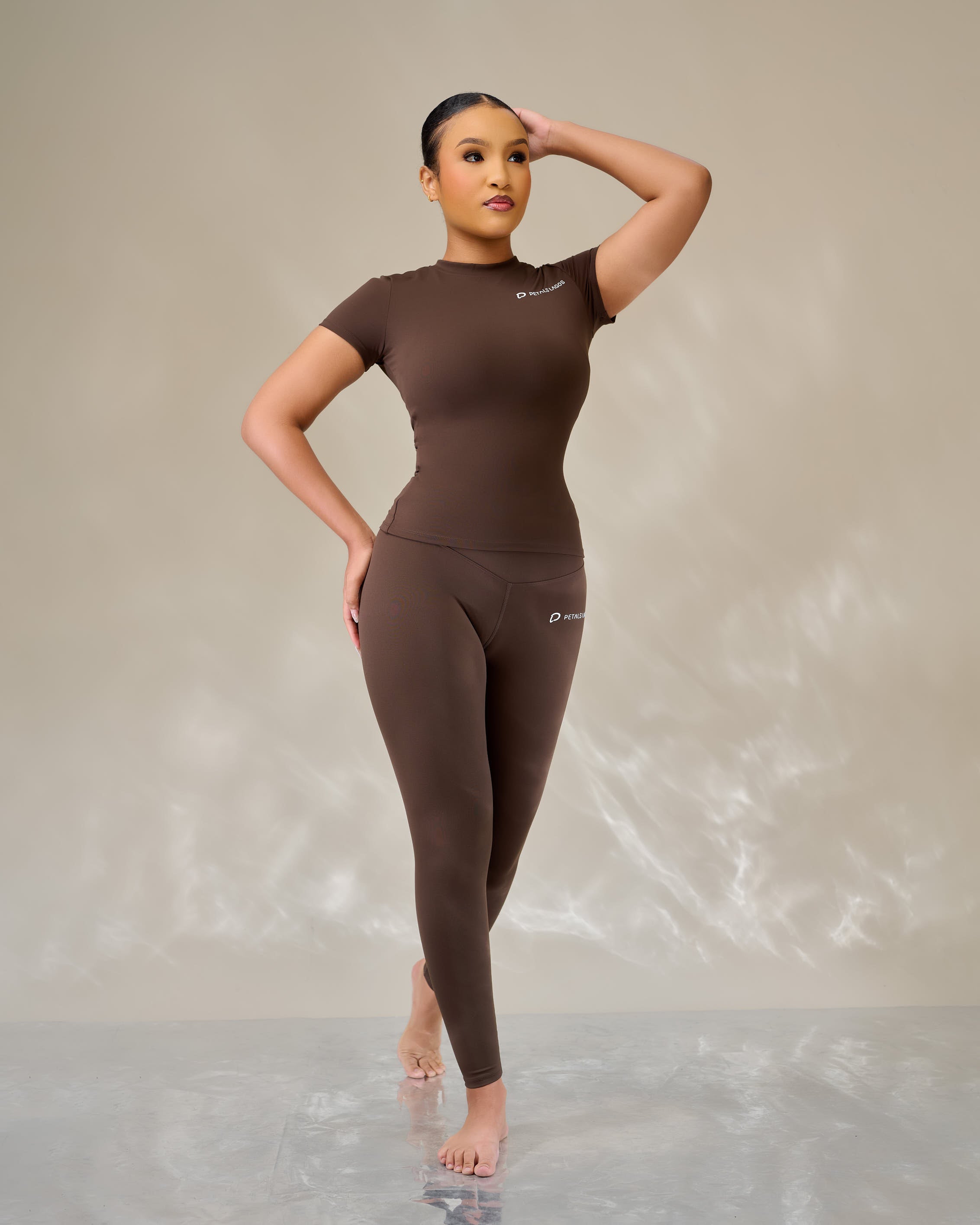 Chaniel Shortsleeve Leggings Set