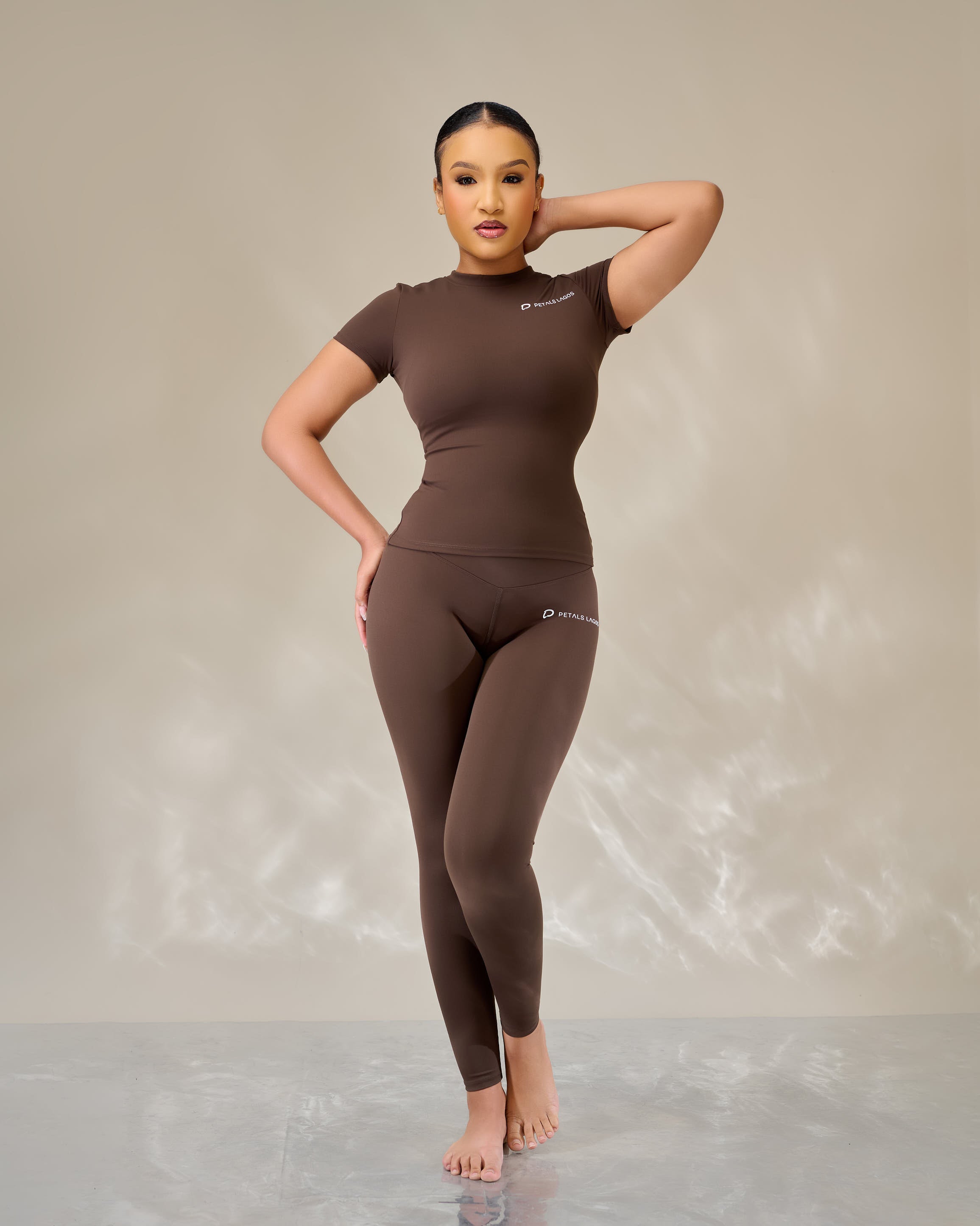 Chaniel Shortsleeve Leggings Set