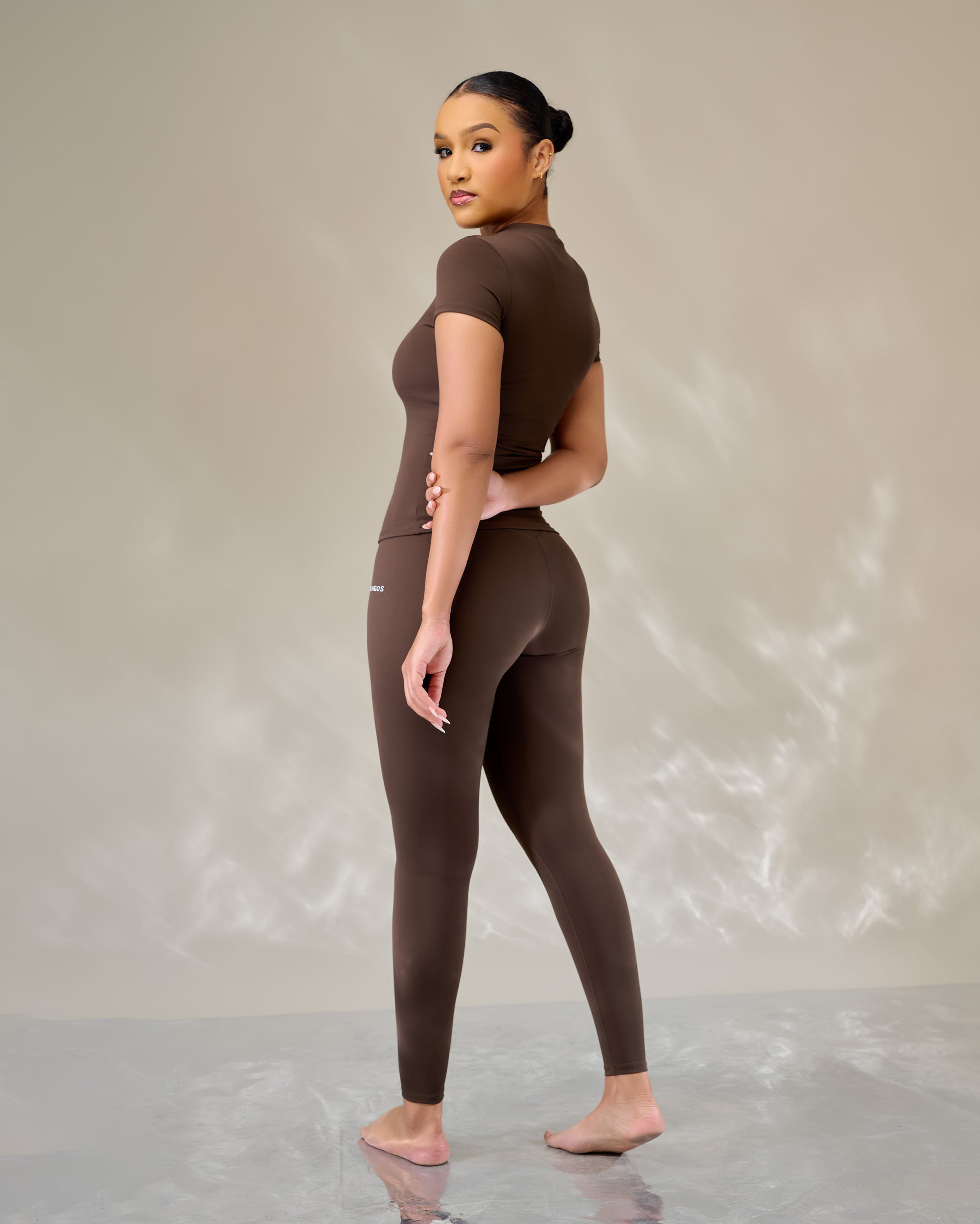 Chaniel Shortsleeve Leggings Set