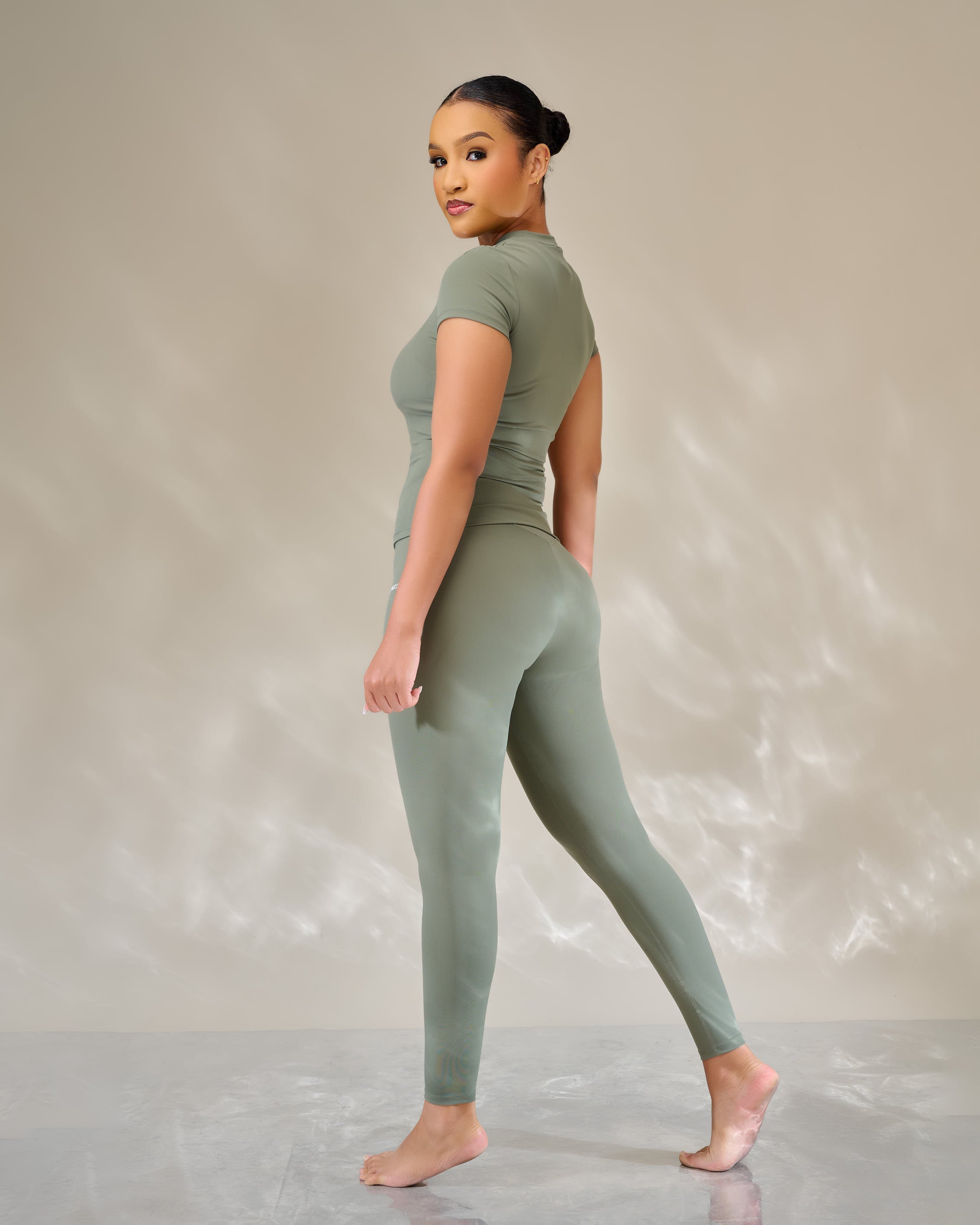 Chaniel Shortsleeve Leggings Set