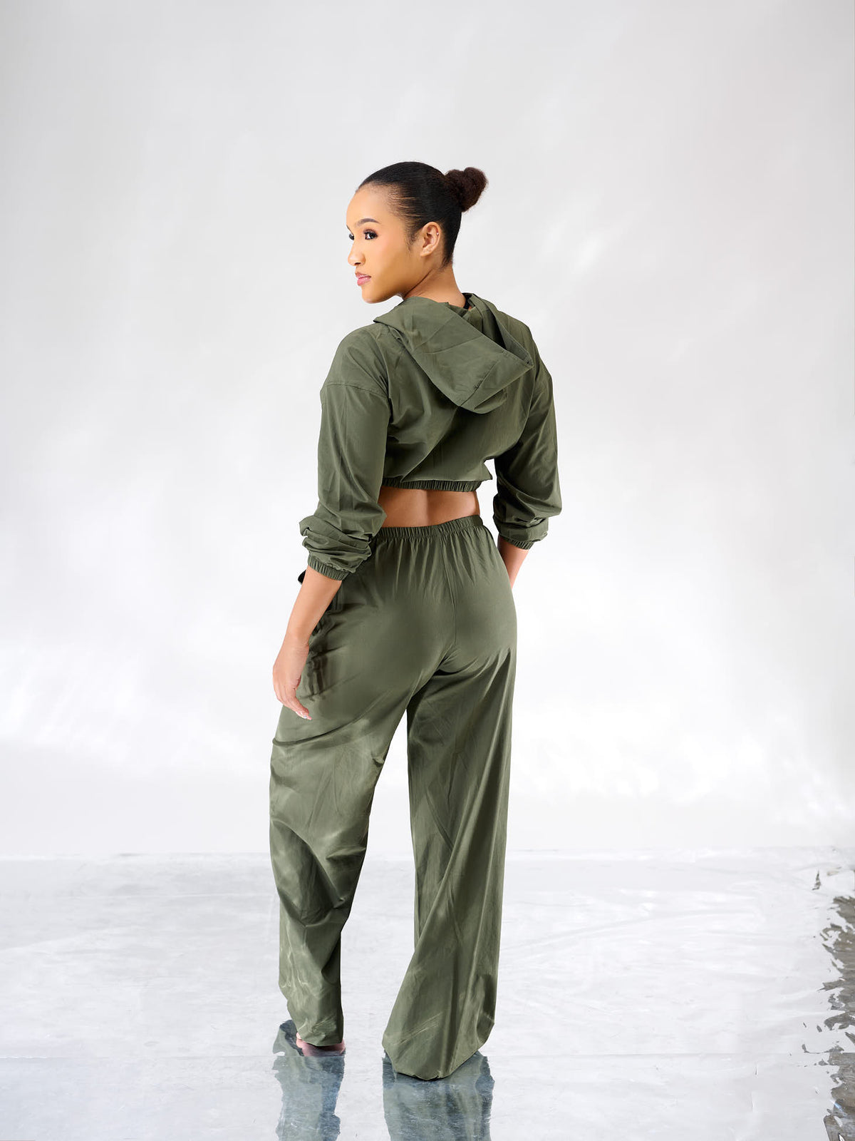 Ivie Cropped Hooded Track Set