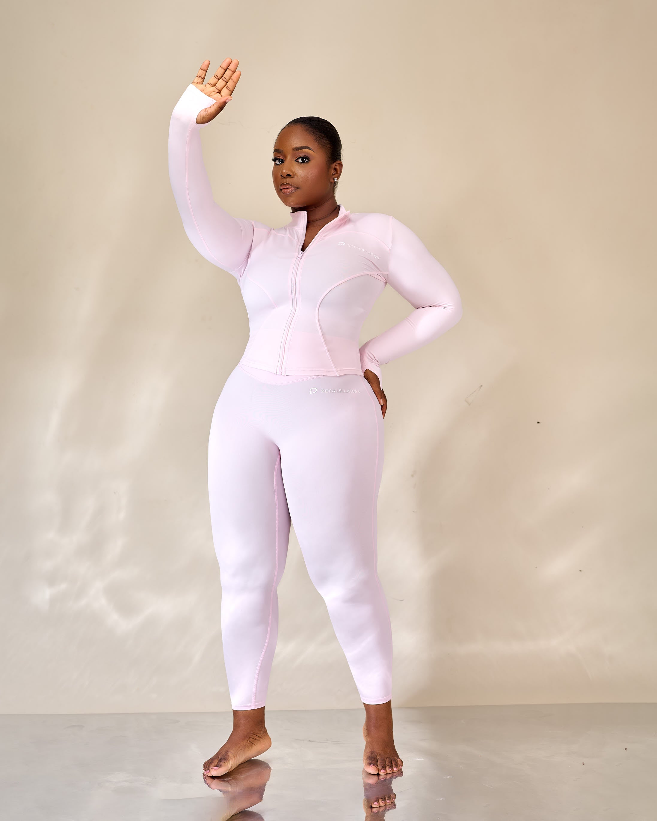 Elsie Define Zip - Up Leggings Set