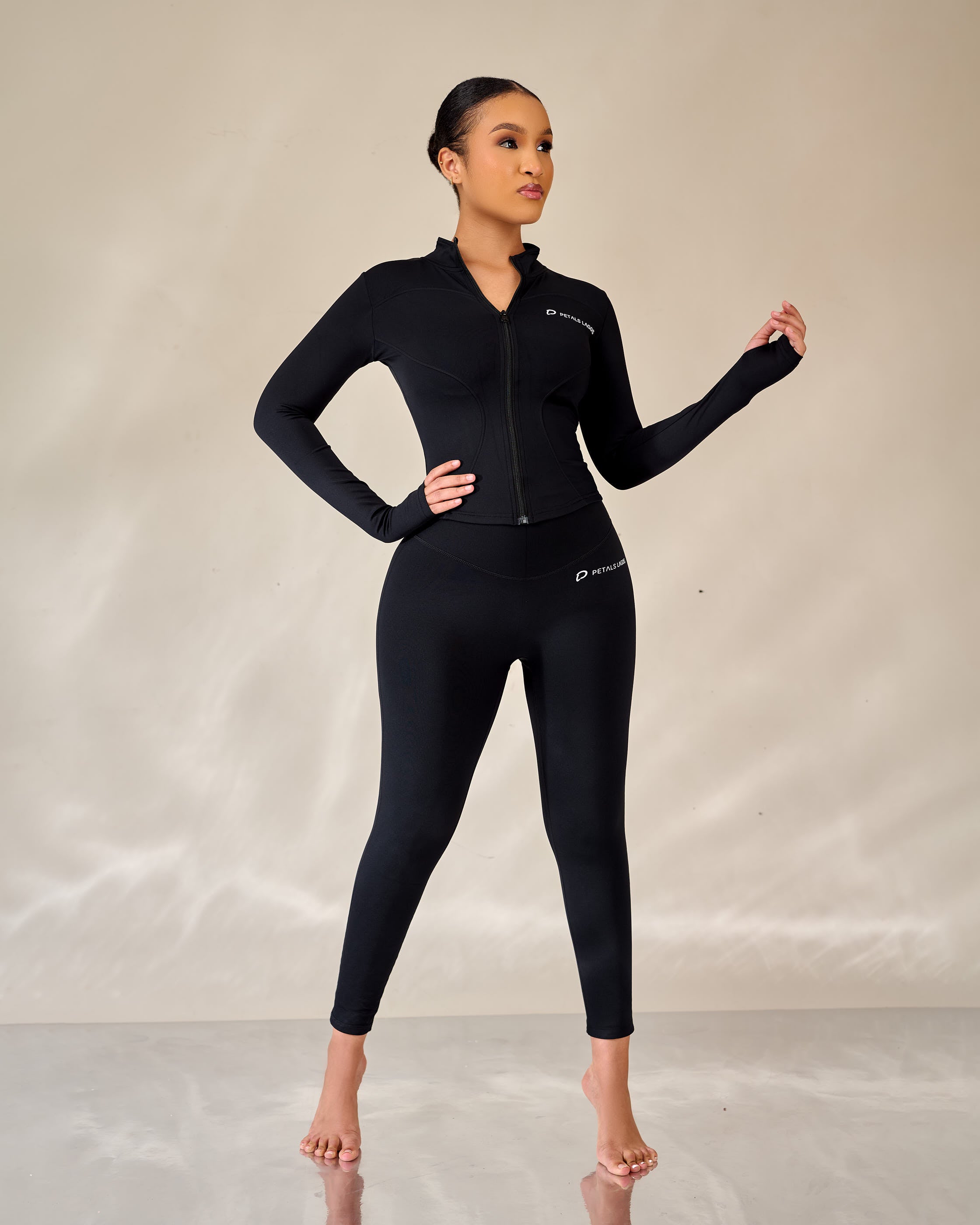 Elsie Define Zip - Up Leggings Set